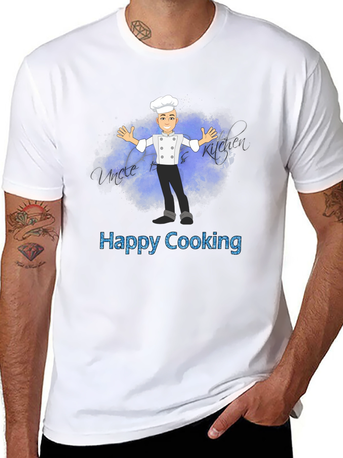 Happy Cooking Chef Graphic T-Shirt