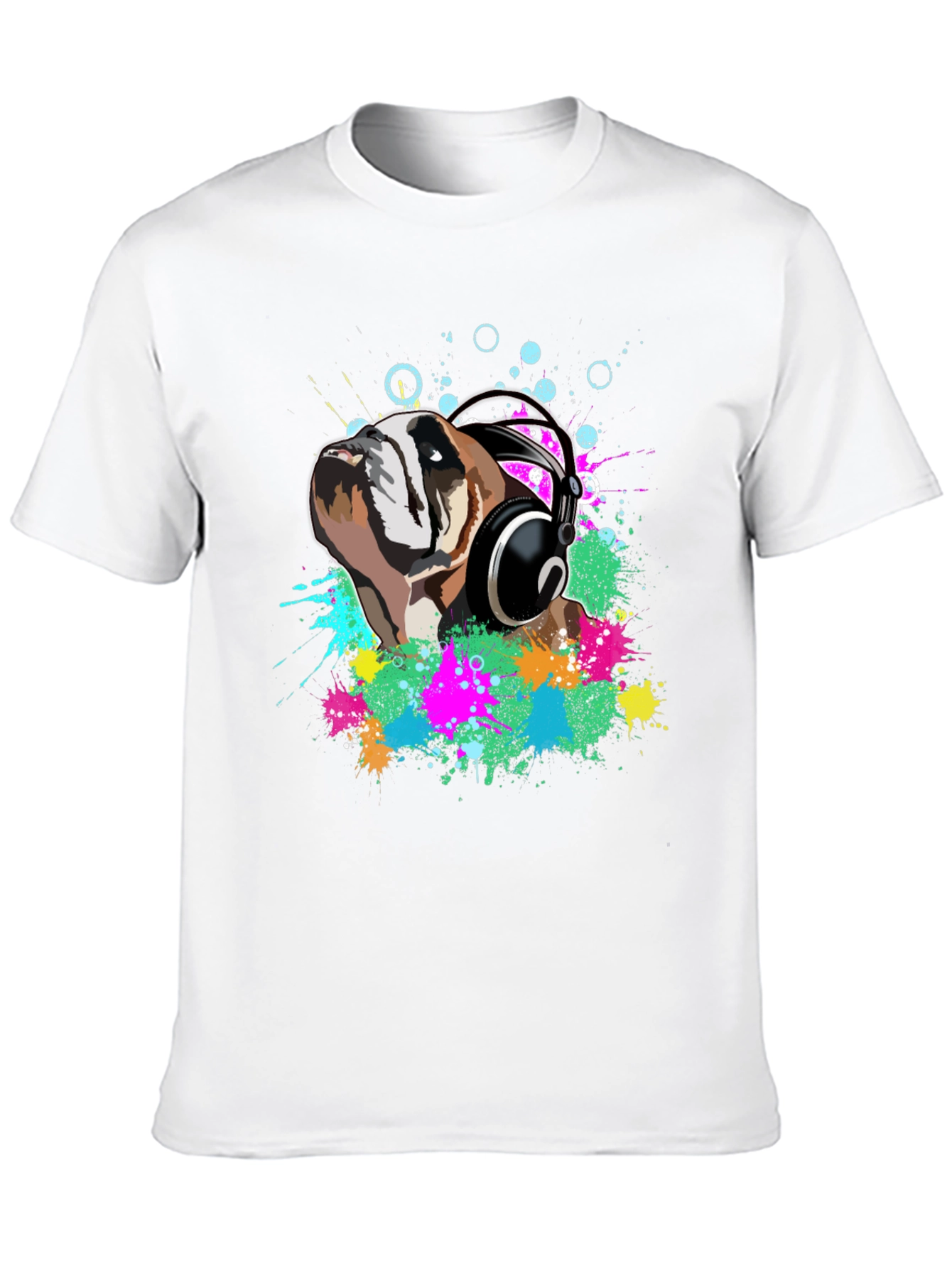 Bulldog DJ Black T-Shirt