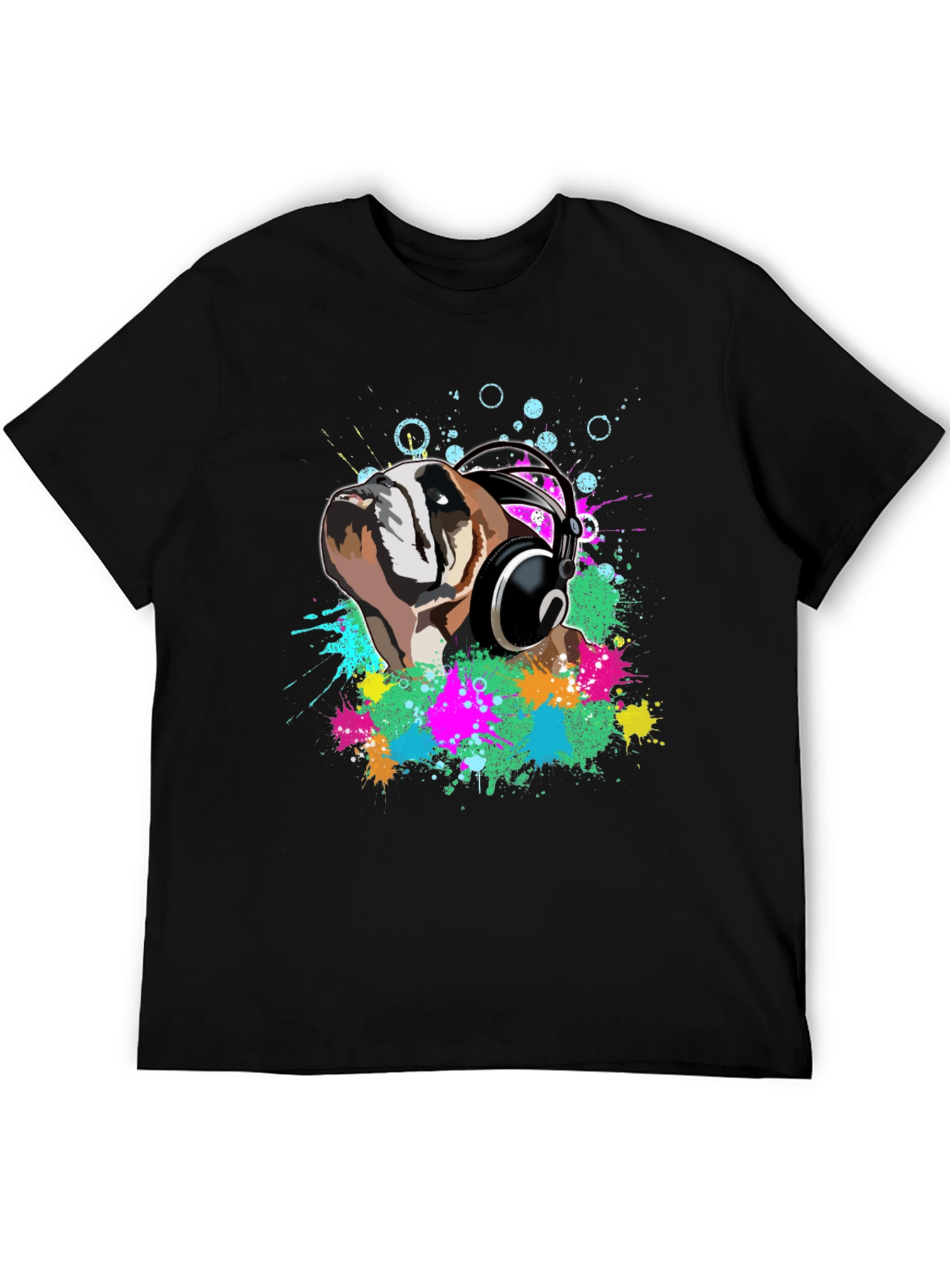 Bulldog DJ Black T-Shirt
