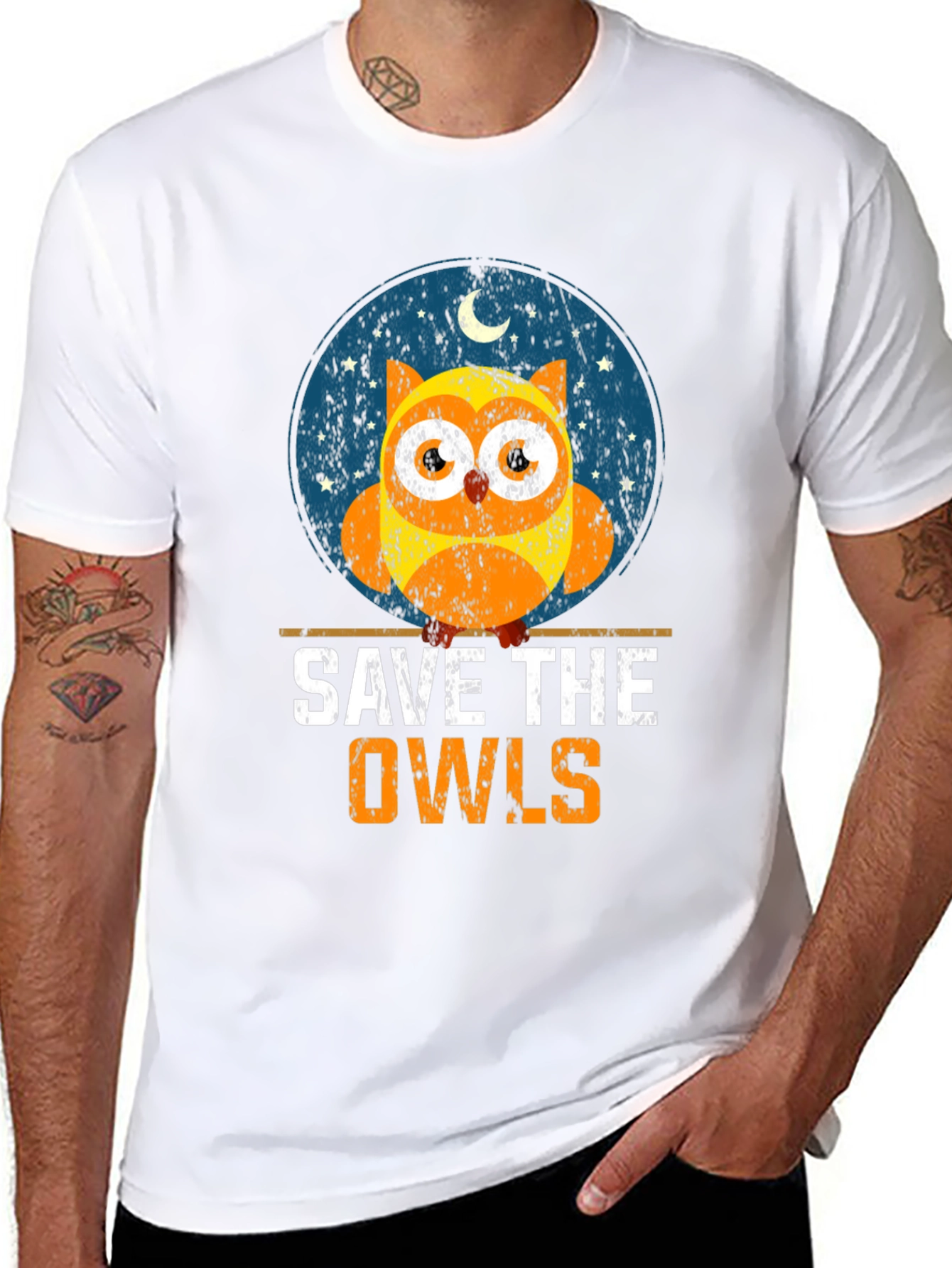 Save the Owls T-Shirt: Cute Owl Graphic Tee