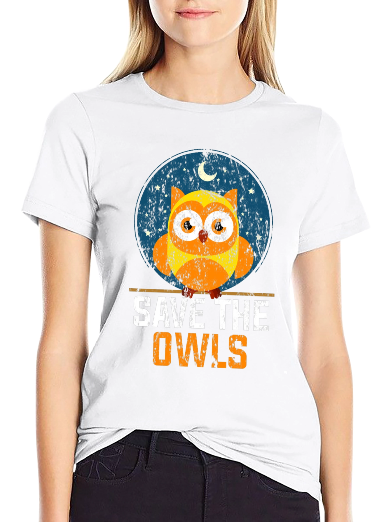 Save the Owls T-Shirt: Cute Owl Graphic Tee