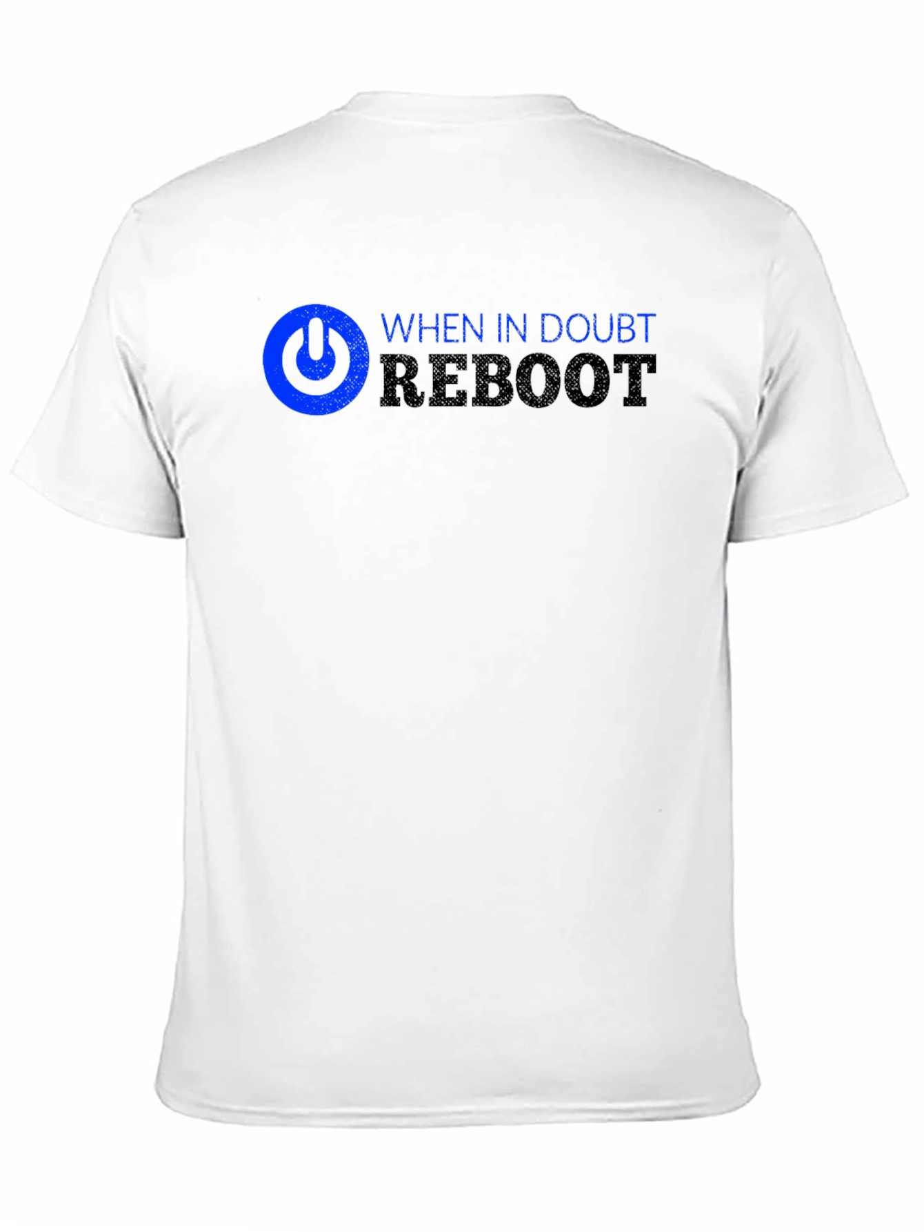 When in Doubt Reboot T-Shirt - Black