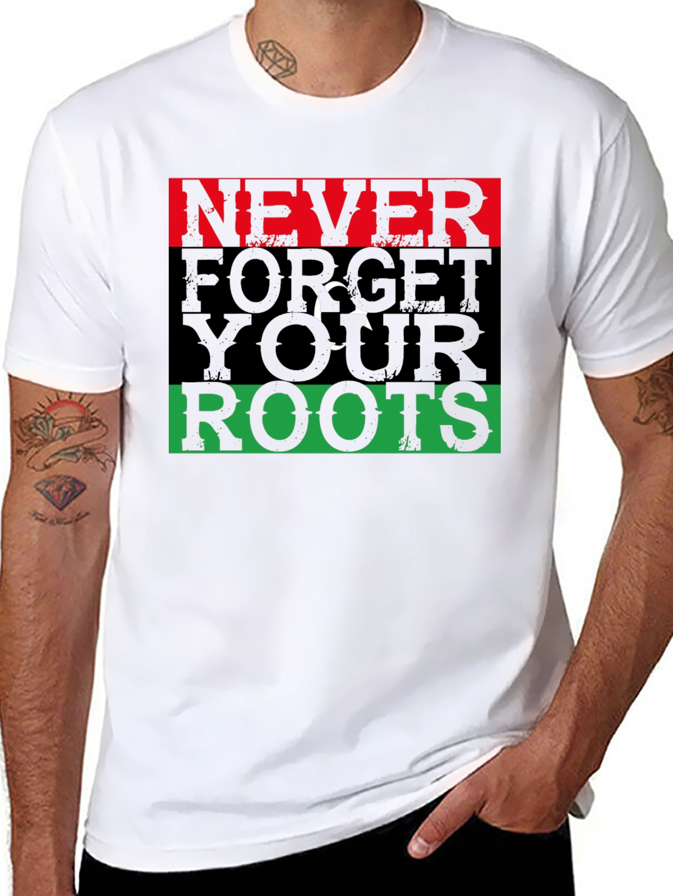 Never Forget Your Roots Graphic Tee