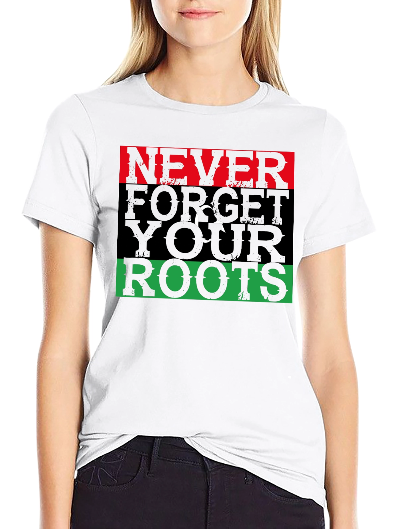 Never Forget Your Roots Graphic Tee