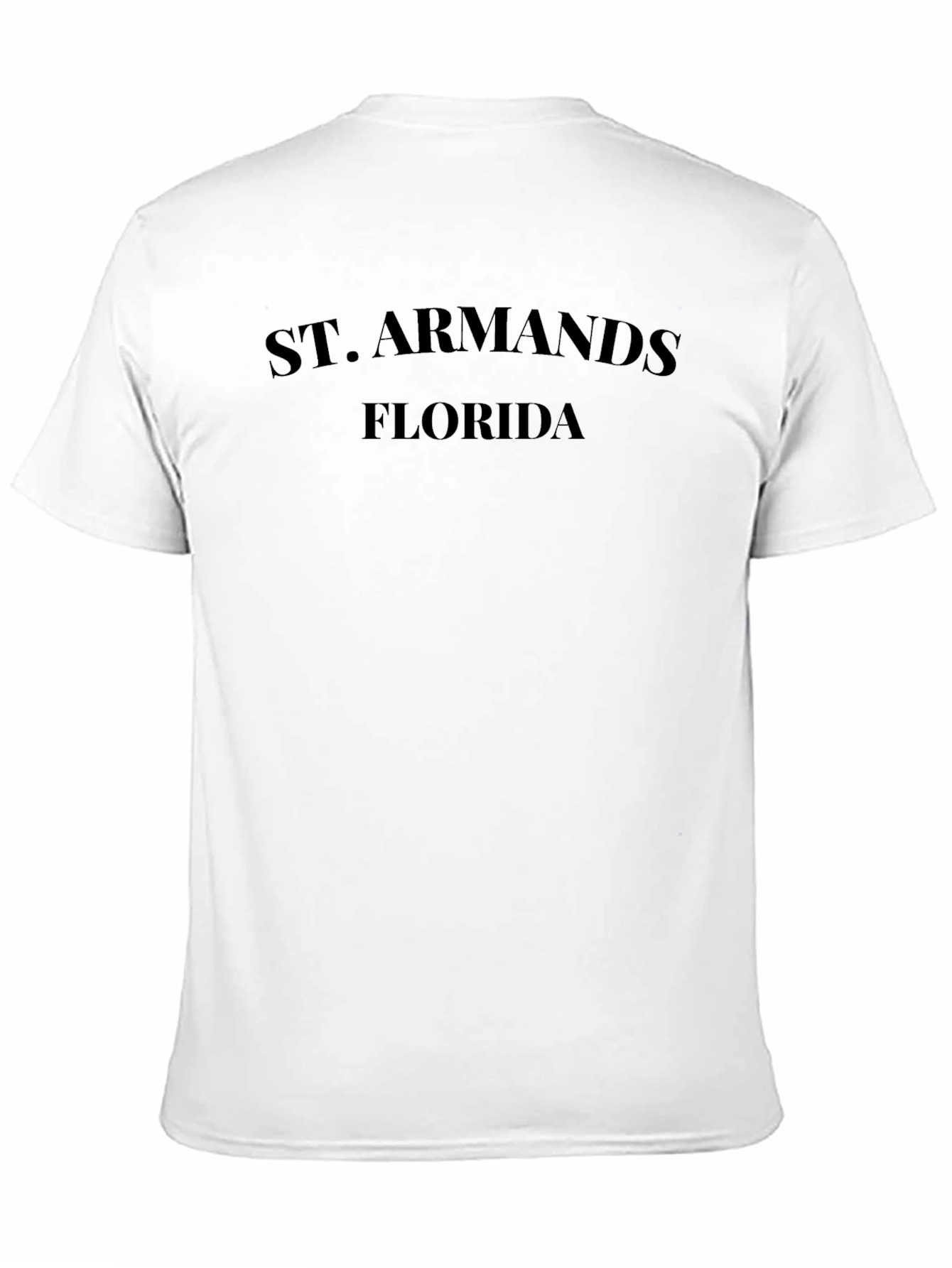 St. Armands Florida Graphic T-Shirt Black