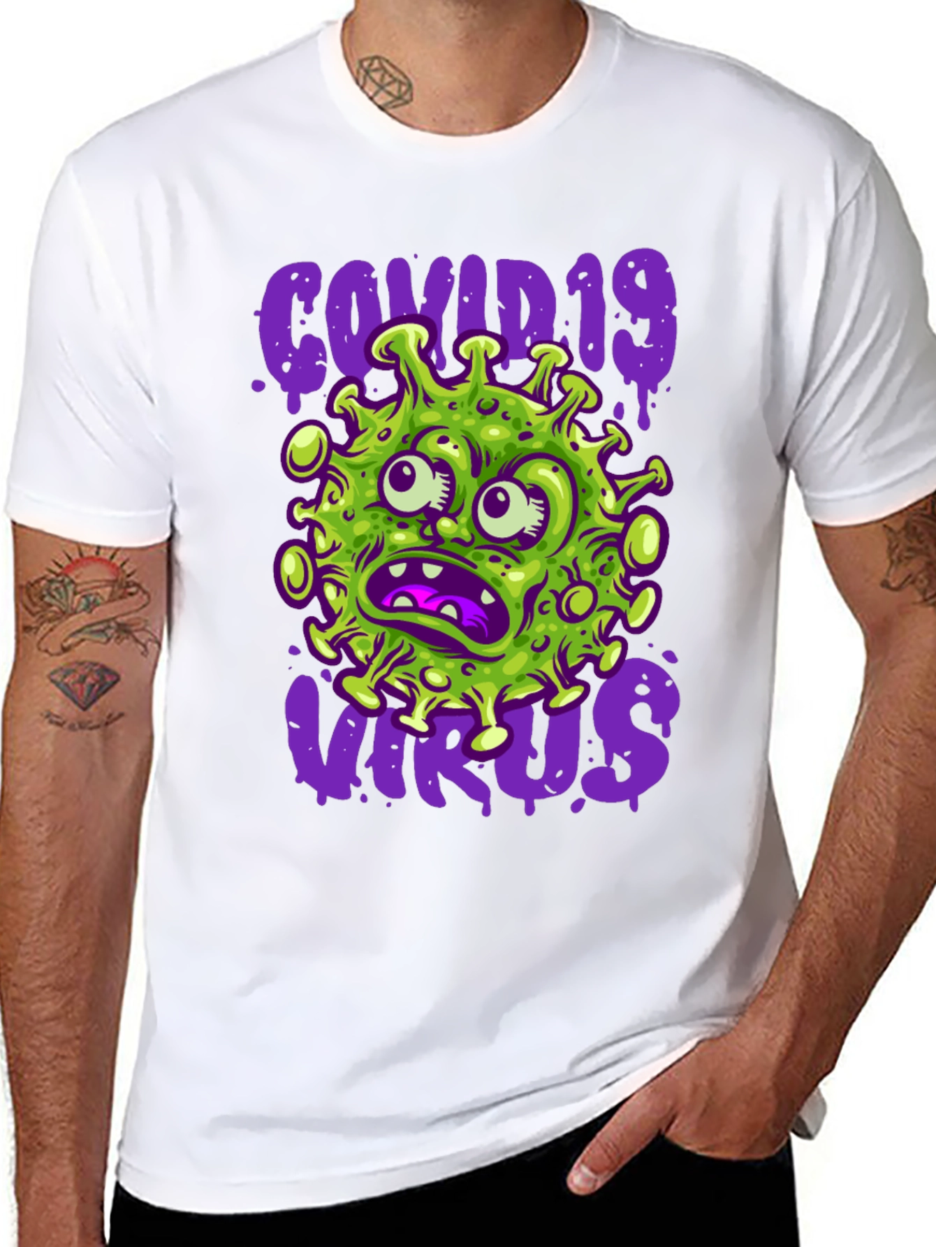 COVID-19 Virus Graphic T-Shirt