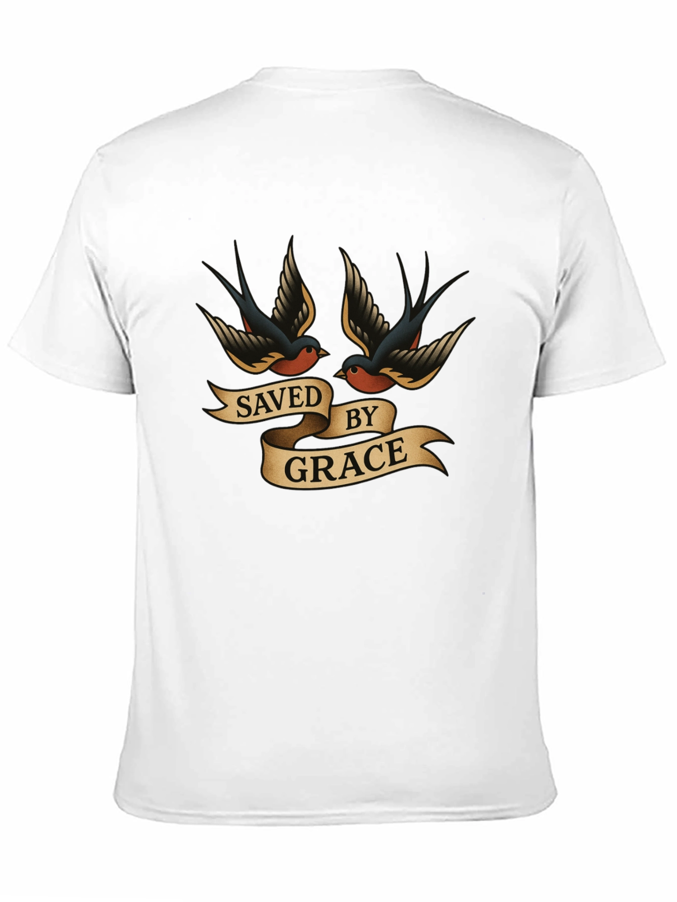 Saved by Grace Swallow T-Shirt