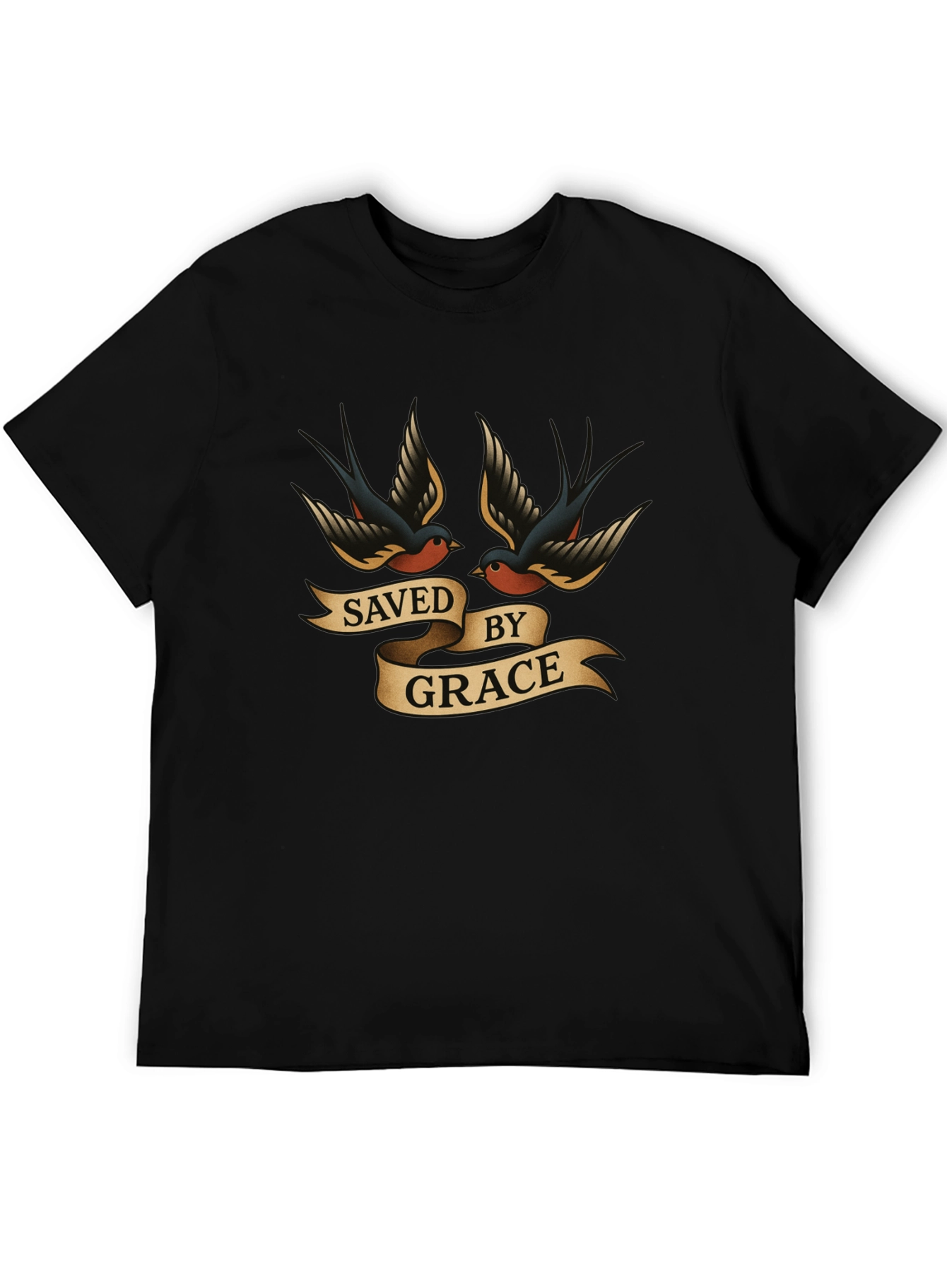 Saved by Grace Swallow T-Shirt