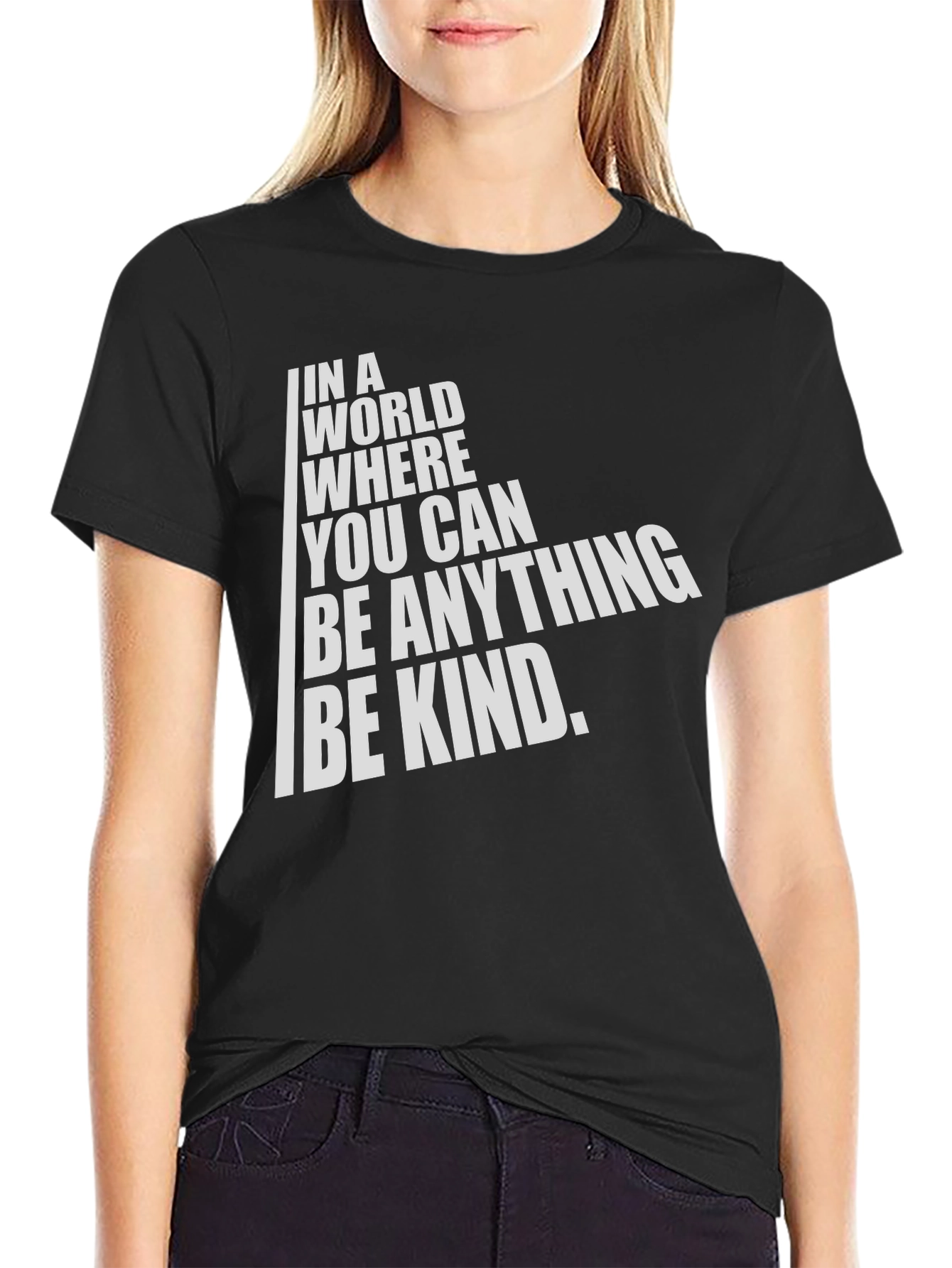 Be Kind Graphic Tee - Inspirational Black T-Shirt