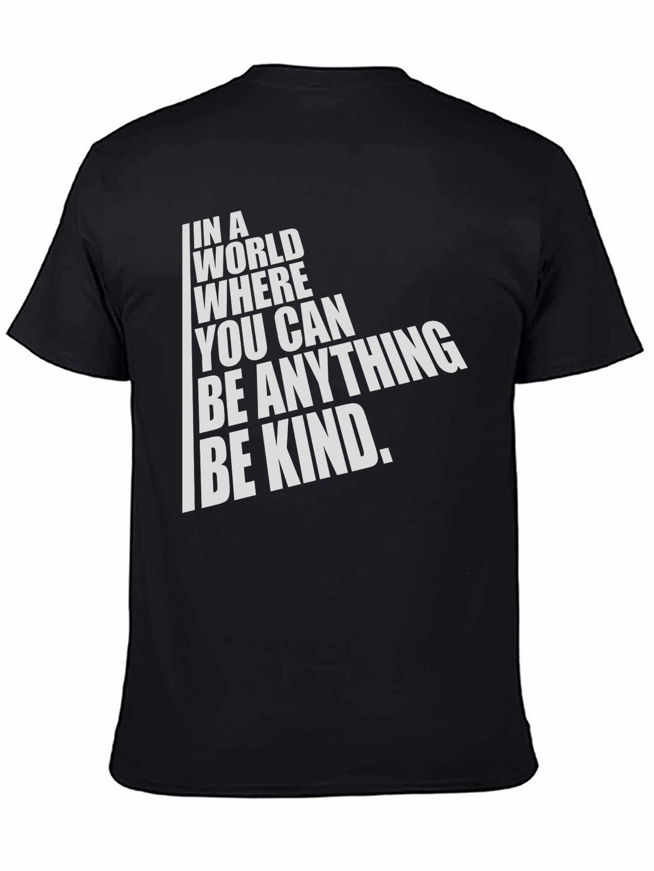 Be Kind Graphic Tee - Inspirational Black T-Shirt