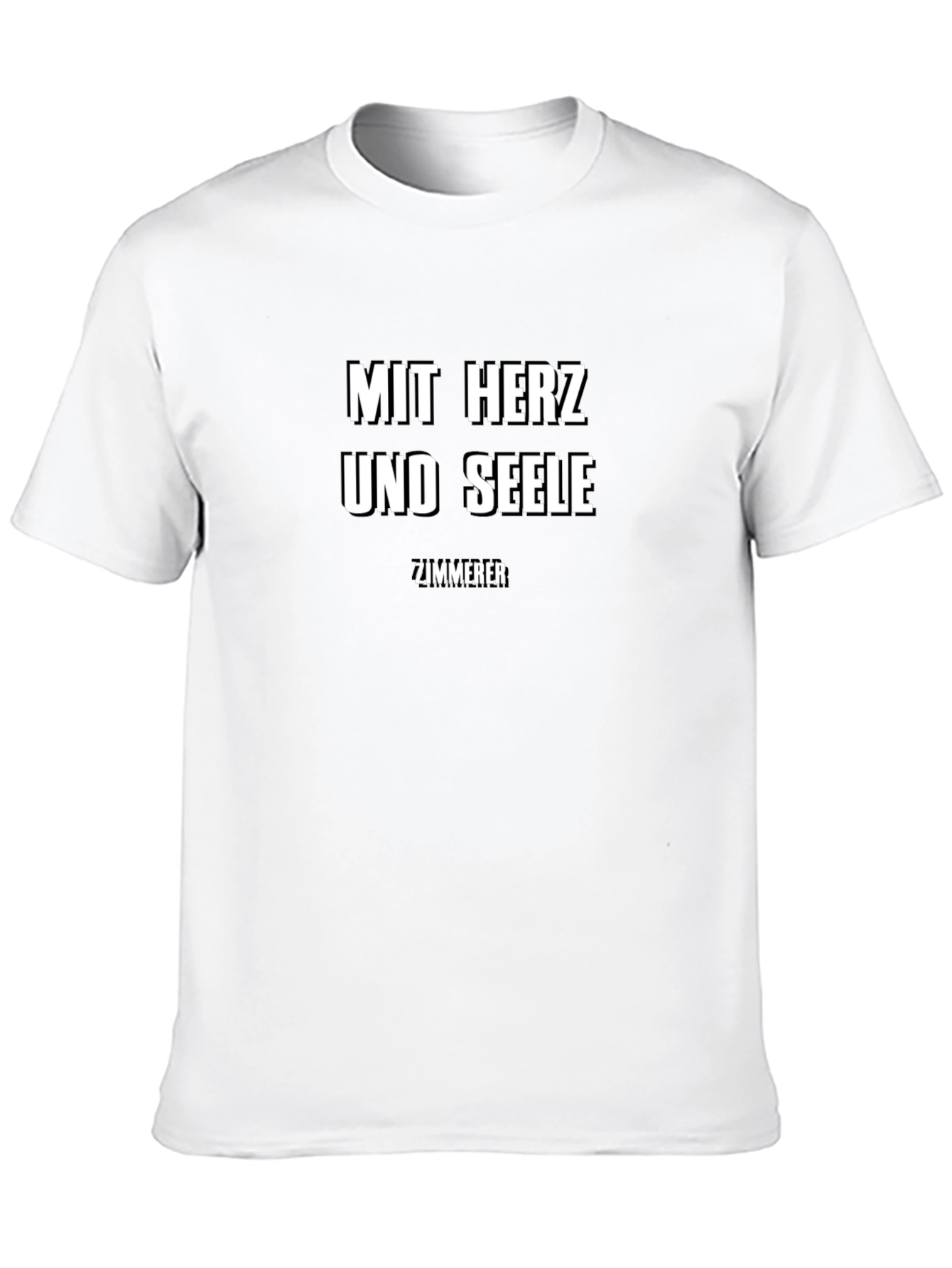 Mit Herz Und Seele Zimmerer T-Shirt