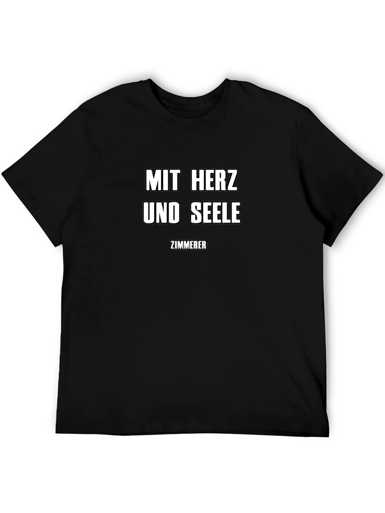 Mit Herz Und Seele Zimmerer T-Shirt