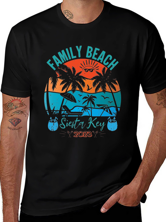 Family Beach Siesta Key 2023 Graphic Tee