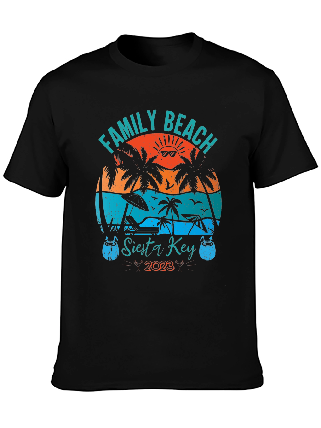 Family Beach Siesta Key 2023 Graphic Tee