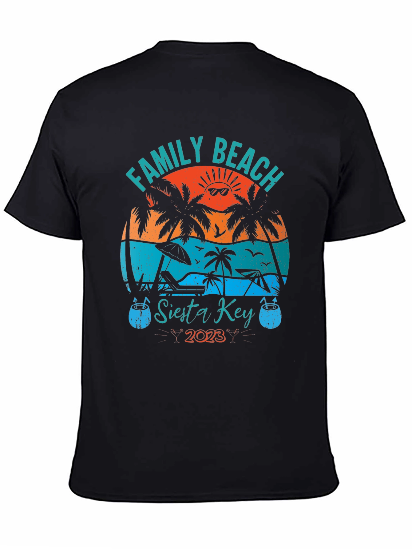Family Beach Siesta Key 2023 Graphic Tee
