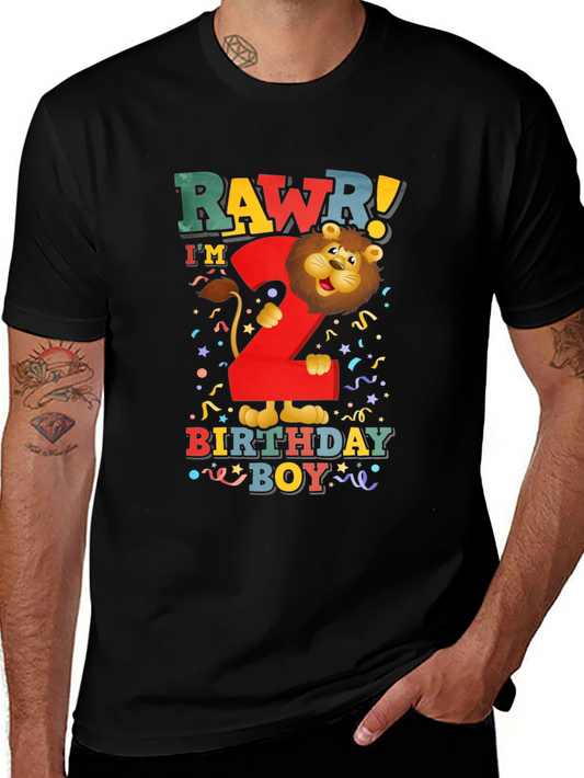 Rawr! Im 2 Birthday Boy T-Shirt