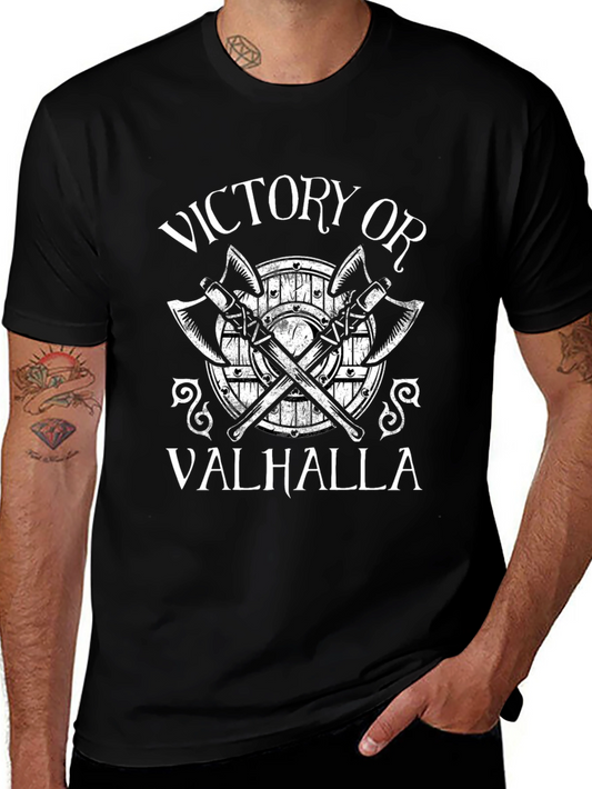 Victory or Valhalla Viking T-Shirt