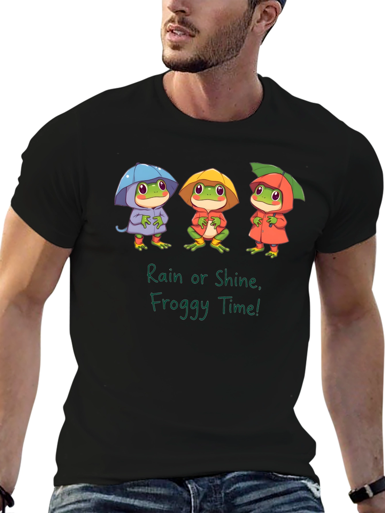 Rain or Shine Froggy Time Graphic T-Shirt