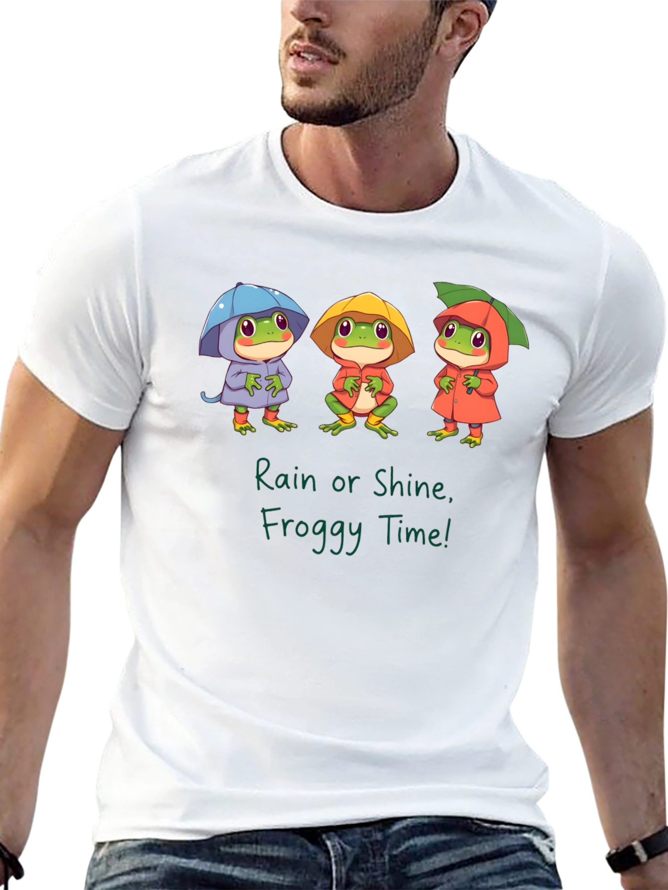 Rain or Shine Froggy Time Graphic T-Shirt