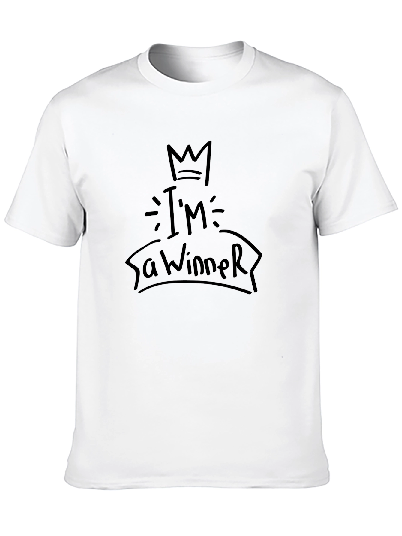 Im A Winner Black Graphic Tee