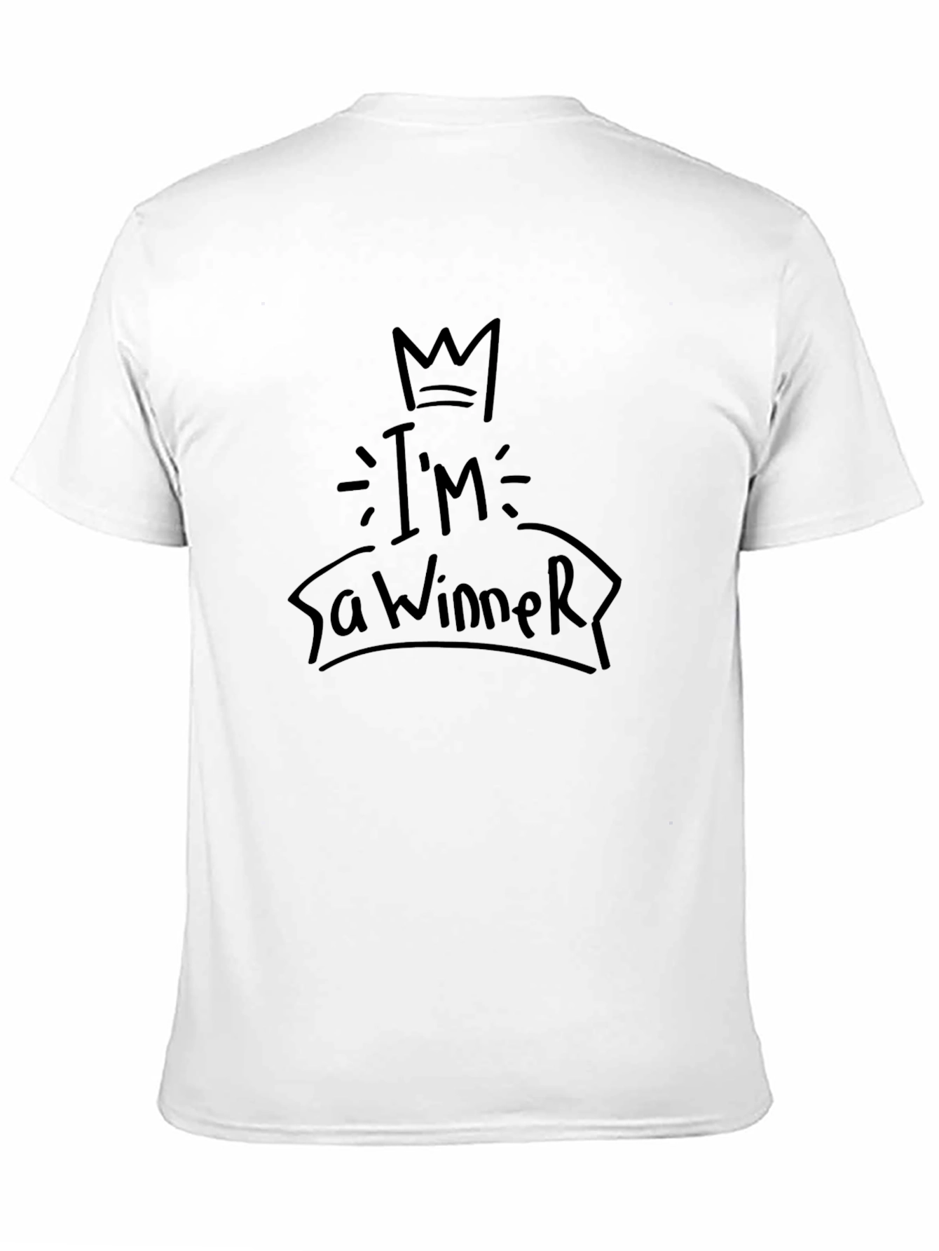 Im A Winner Black Graphic Tee