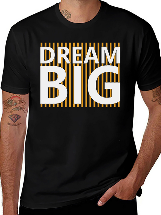Dream Big Graphic Tee - Stylish Black T-Shirt