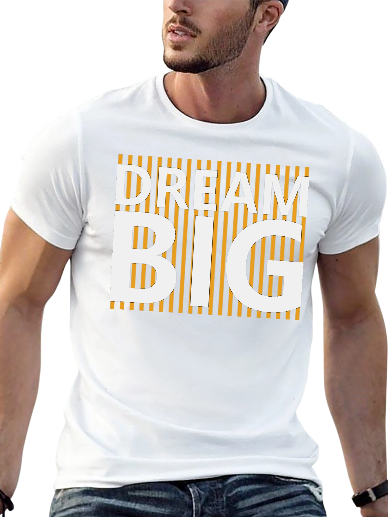 Dream Big Graphic Tee - Stylish Black T-Shirt