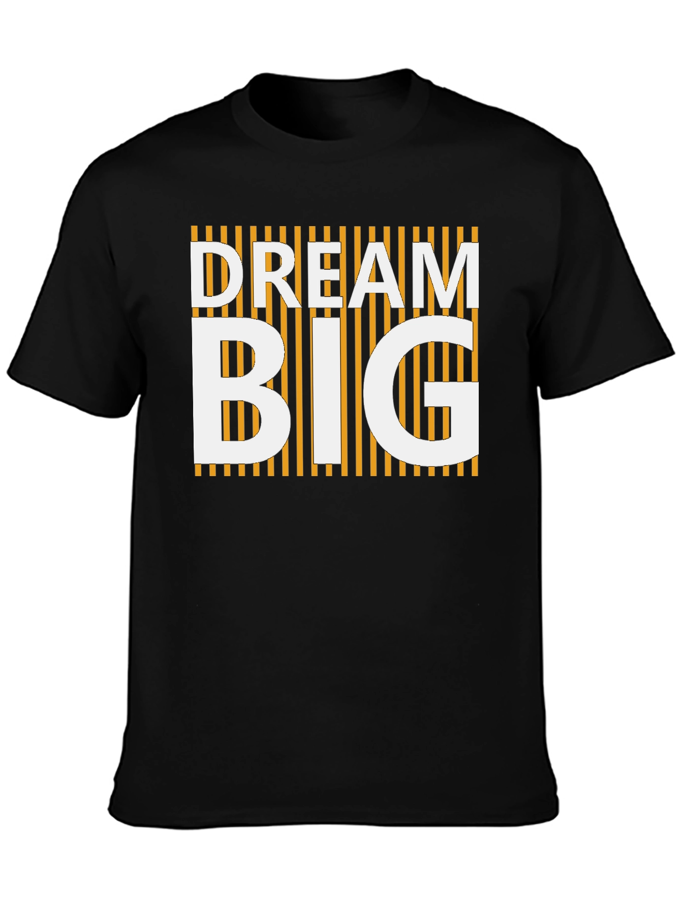 Dream Big Graphic Tee - Stylish Black T-Shirt