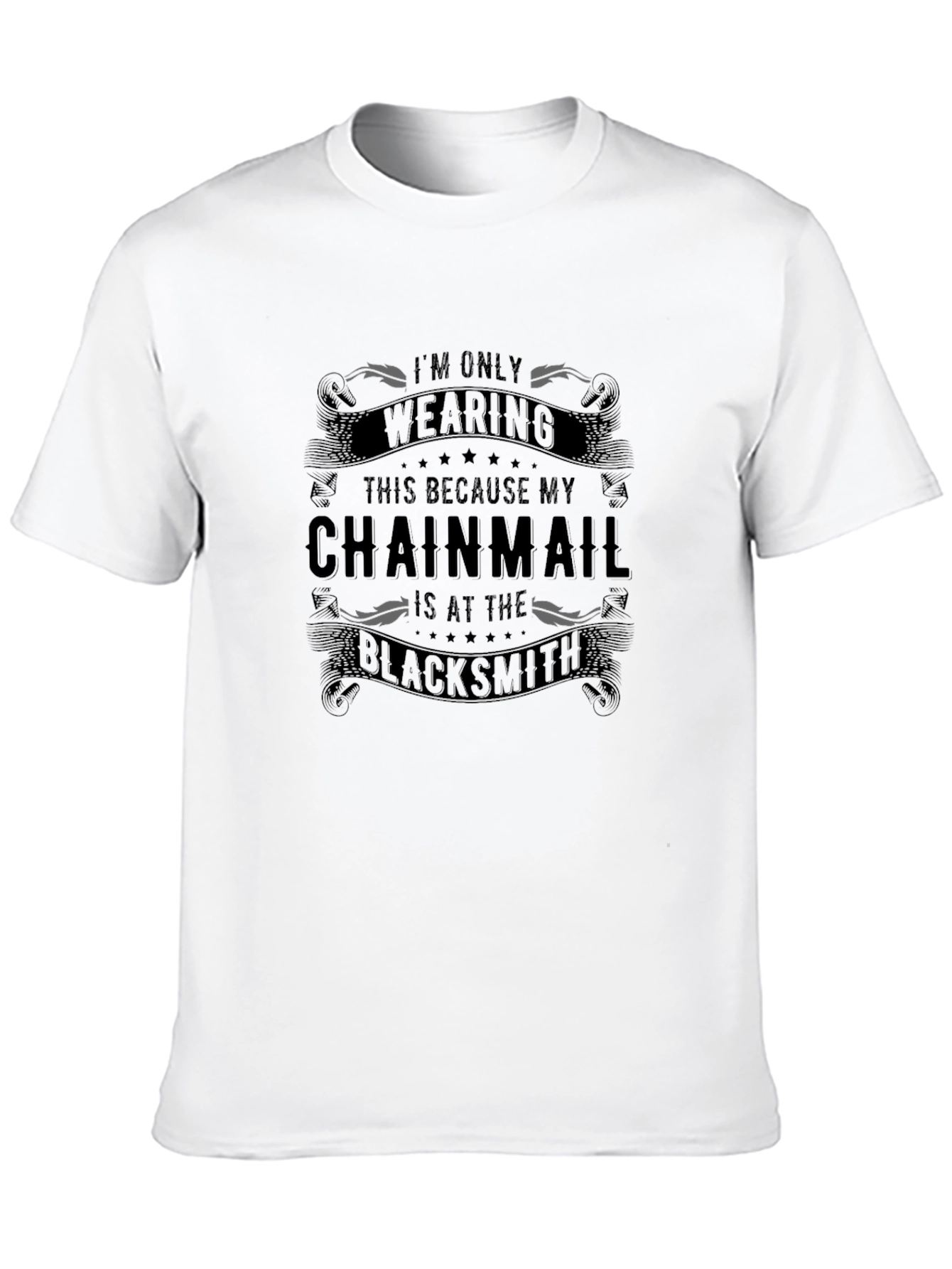 Chainmail Black T-Shirt