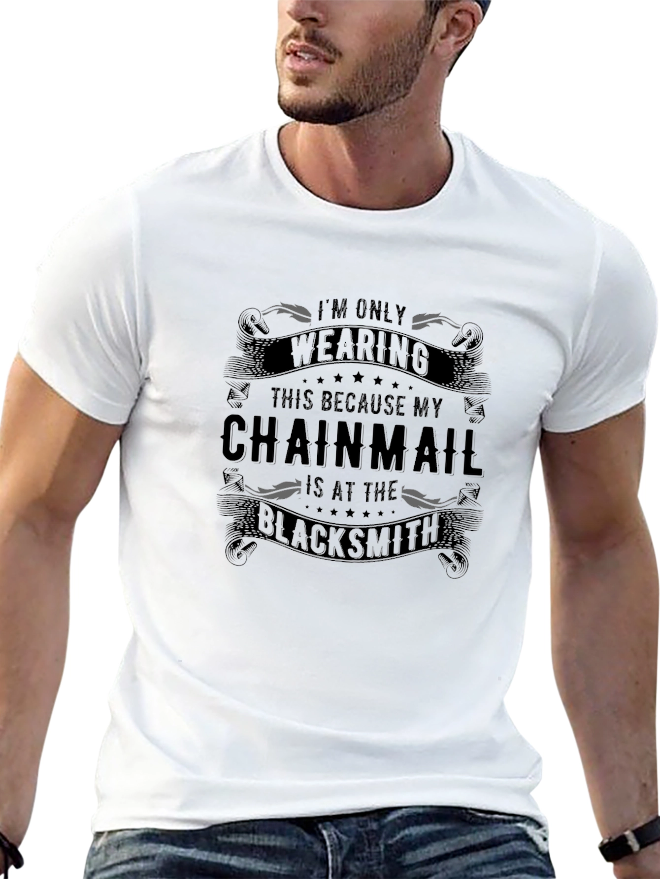 Chainmail Black T-Shirt