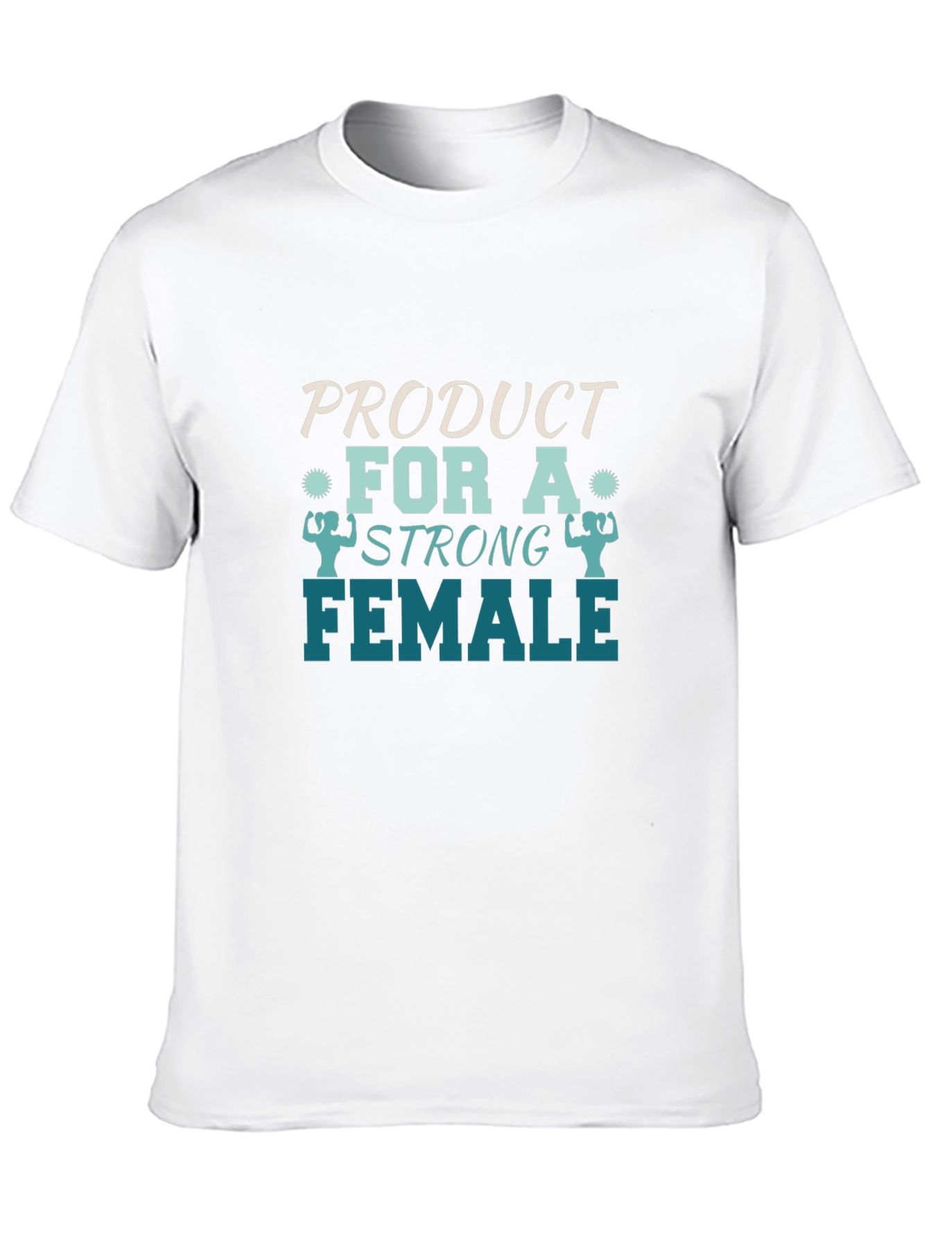 Strong Female Graphic Tee - Black Cotton