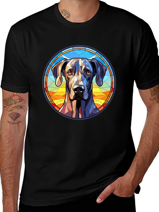 Geometric Dog Portrait Tee