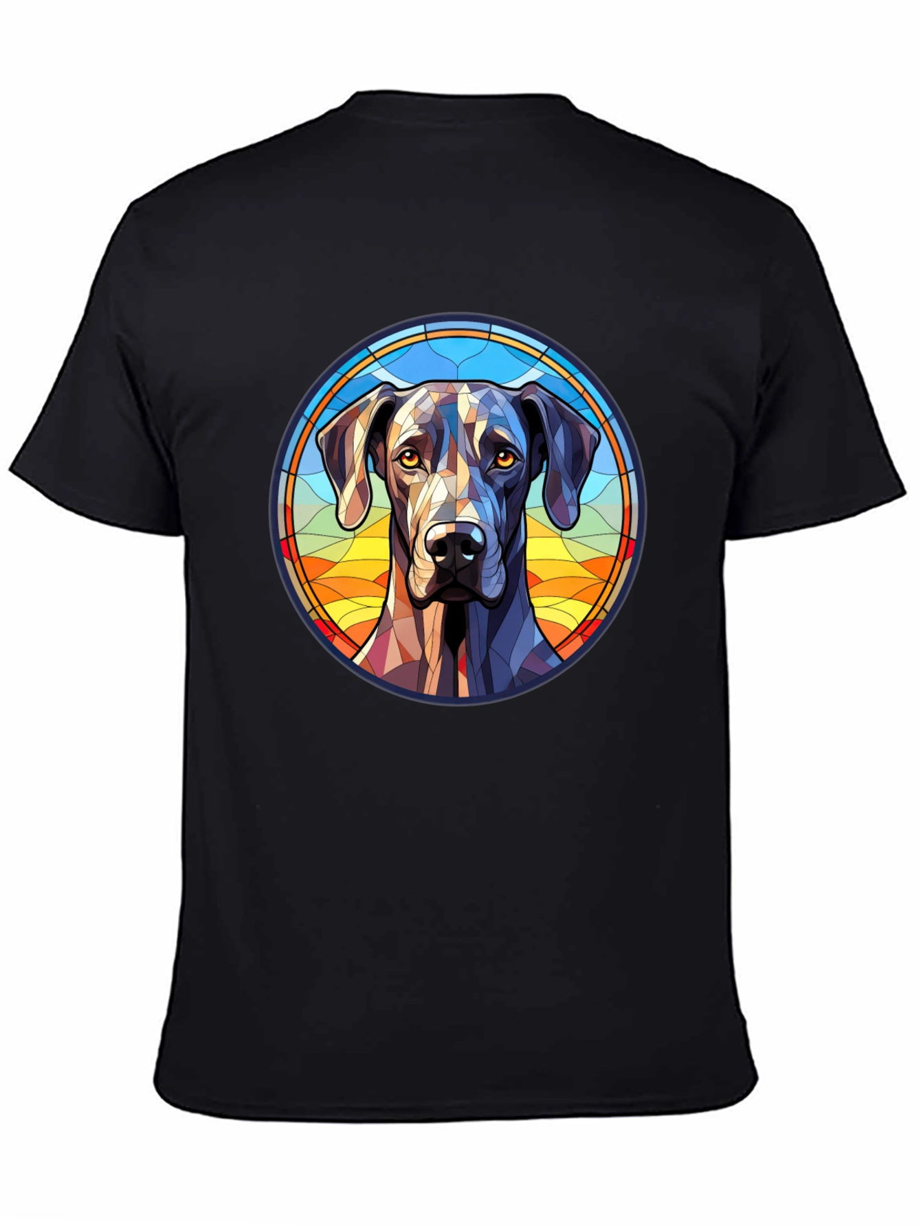 Geometric Dog Portrait Tee