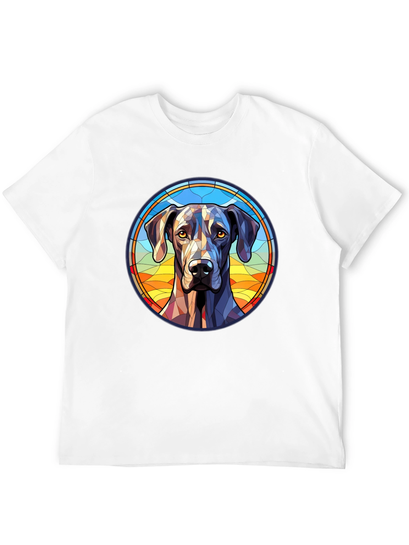 Geometric Dog Portrait Tee