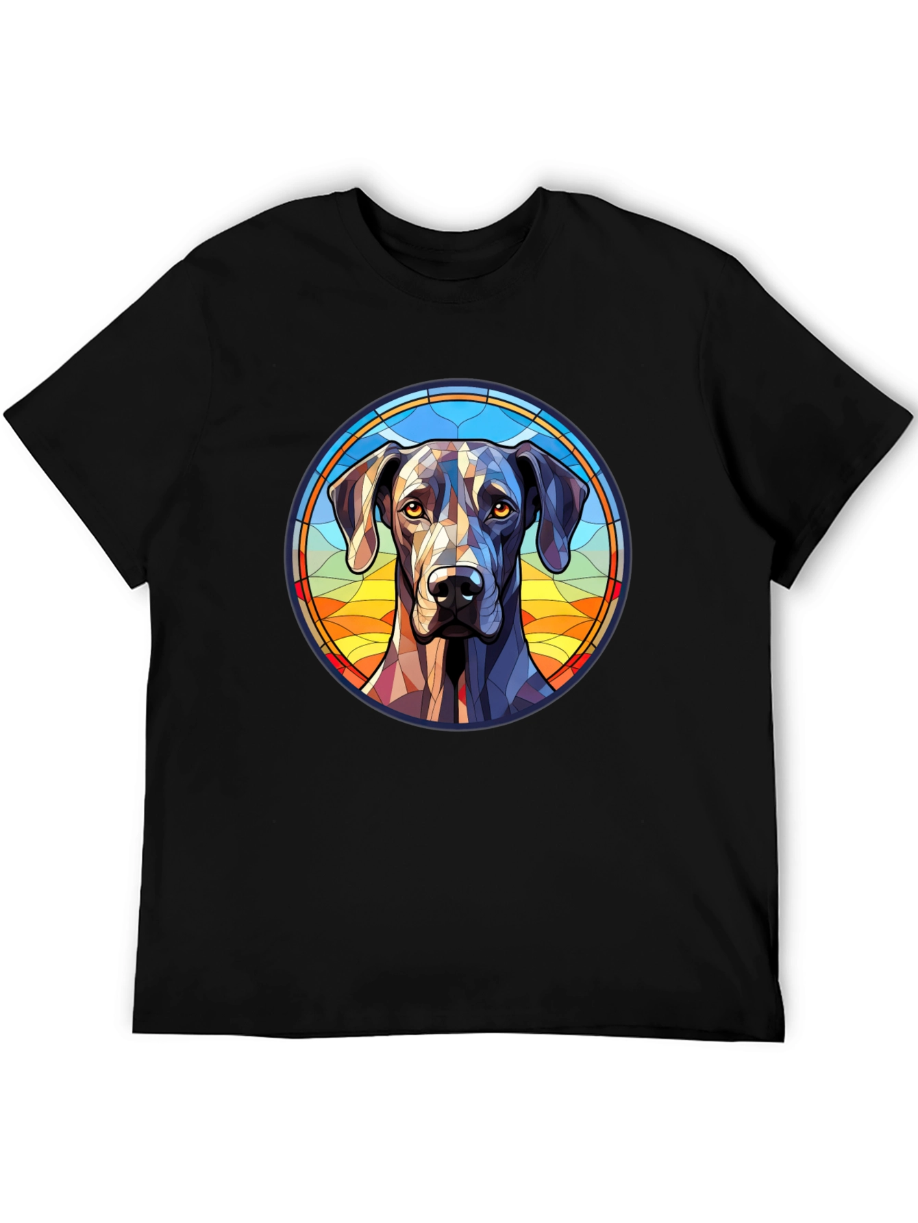 Geometric Dog Portrait Tee