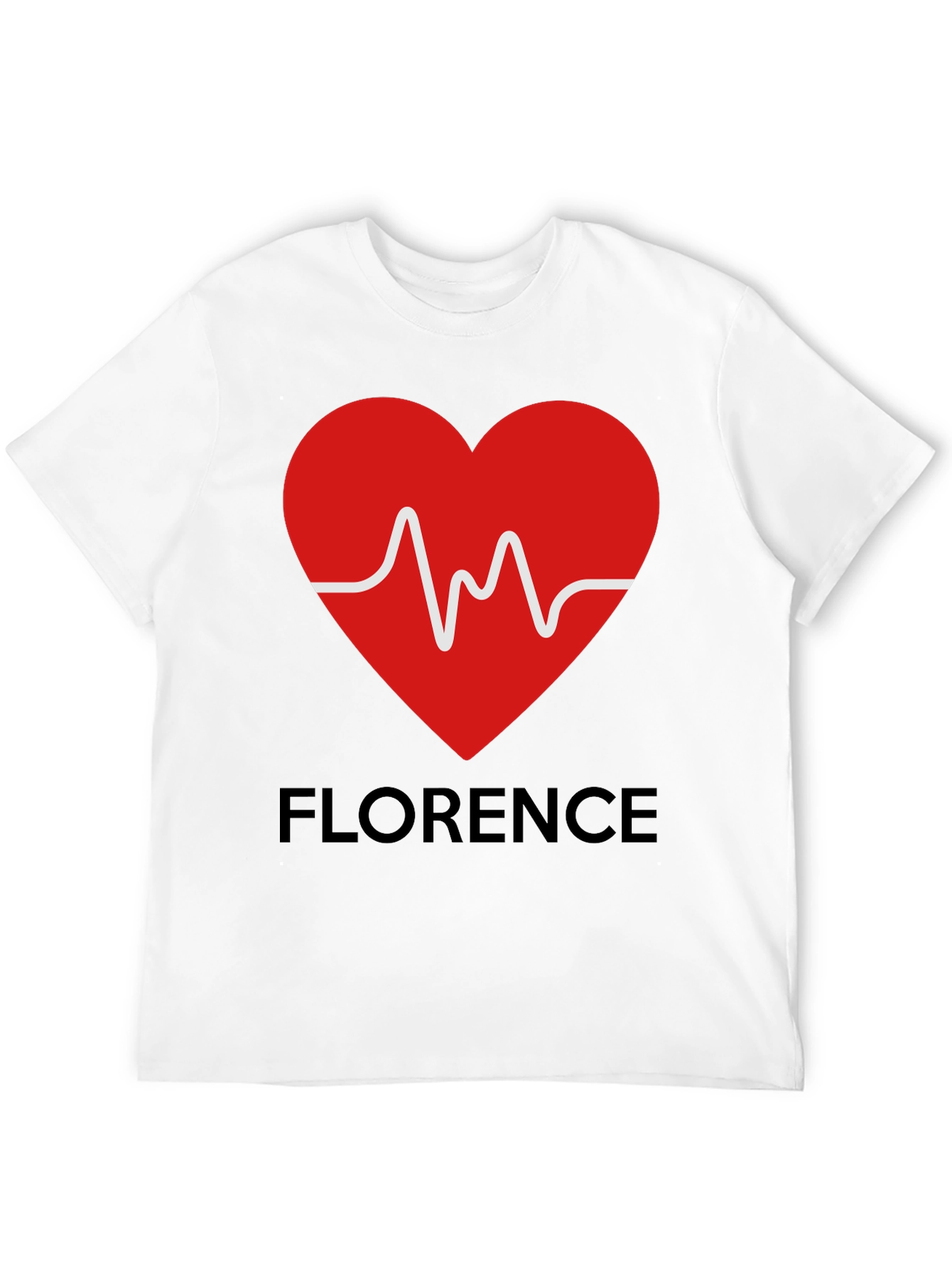 Florence Heartbeat T-Shirt - Stylish Graphic Tee