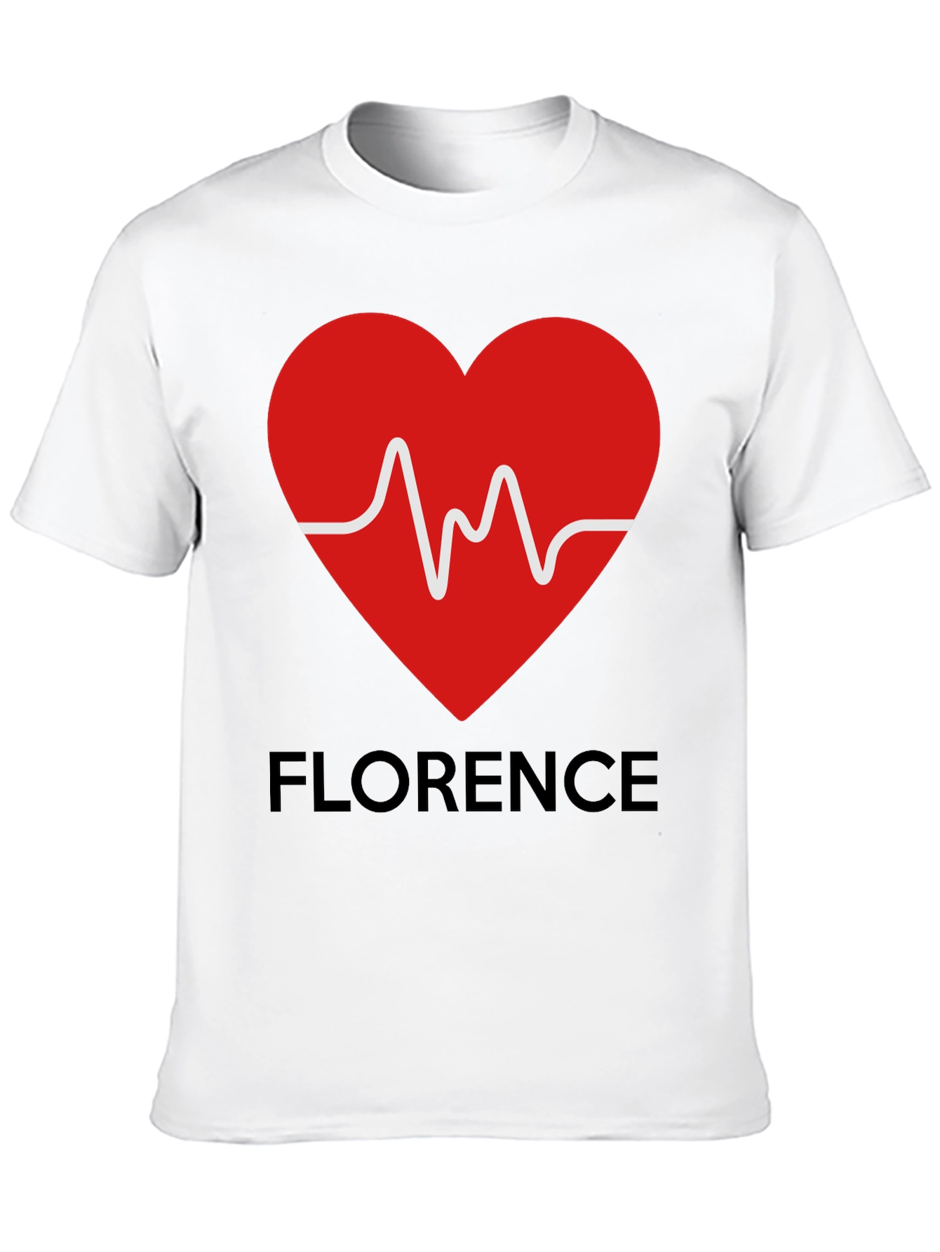 Florence Heartbeat T-Shirt - Stylish Graphic Tee