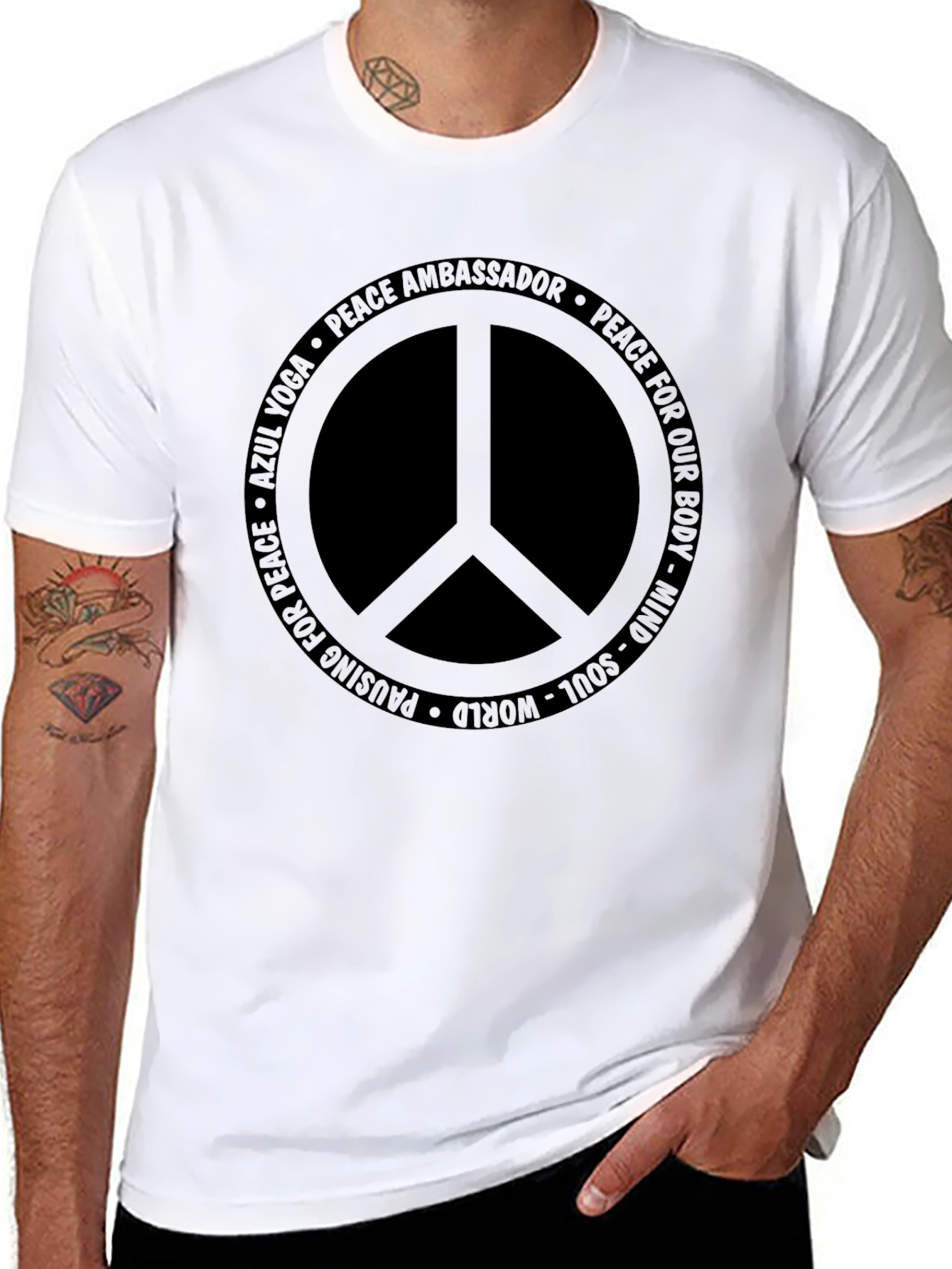 Peace Ambassador T-Shirt - Mind Body Soul