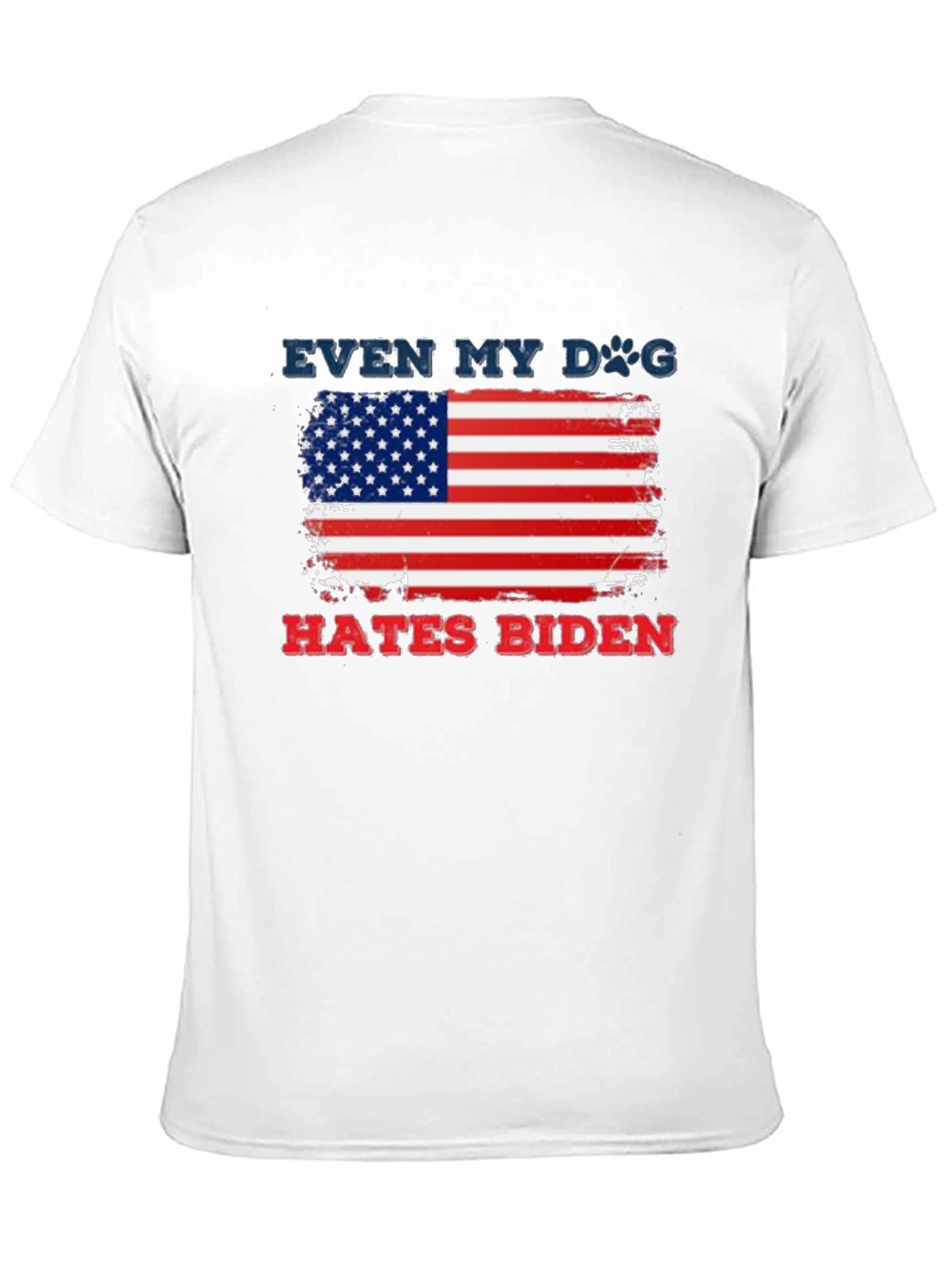 Even My Dog Hates Biden American Flag T-Shirt