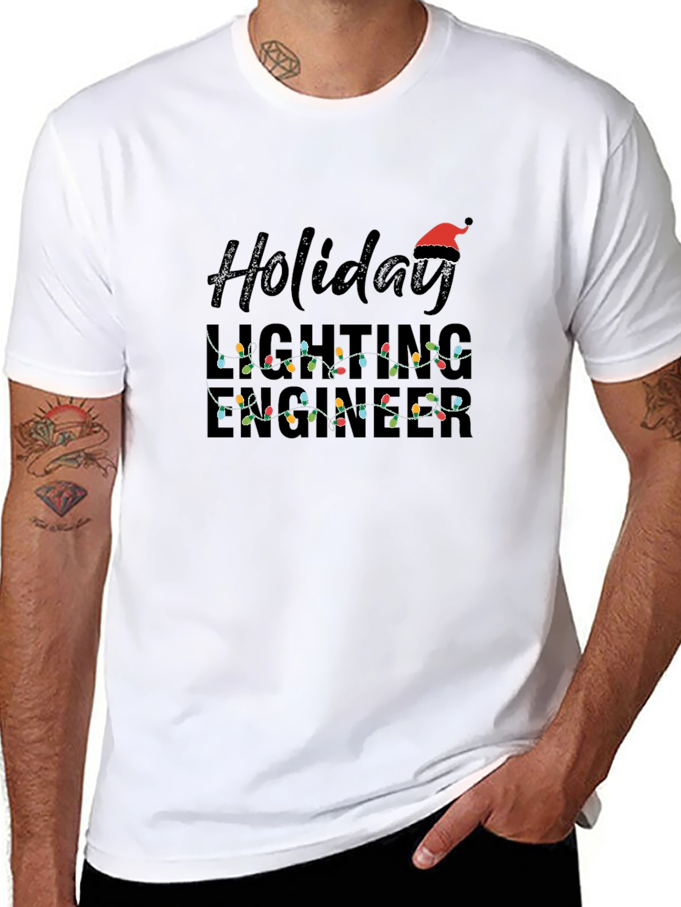 Holiday Lighting Engineer Novelty T-Shirt