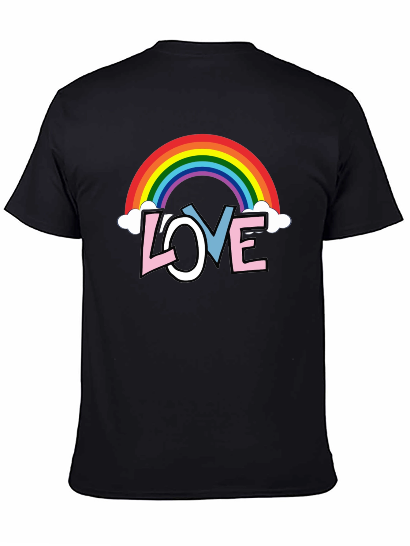 Rainbow LOVE Graphic Tee - Pride Month Shirt
