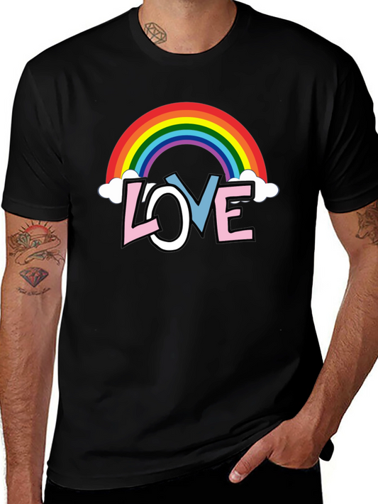 Rainbow LOVE Graphic Tee - Pride Month Shirt