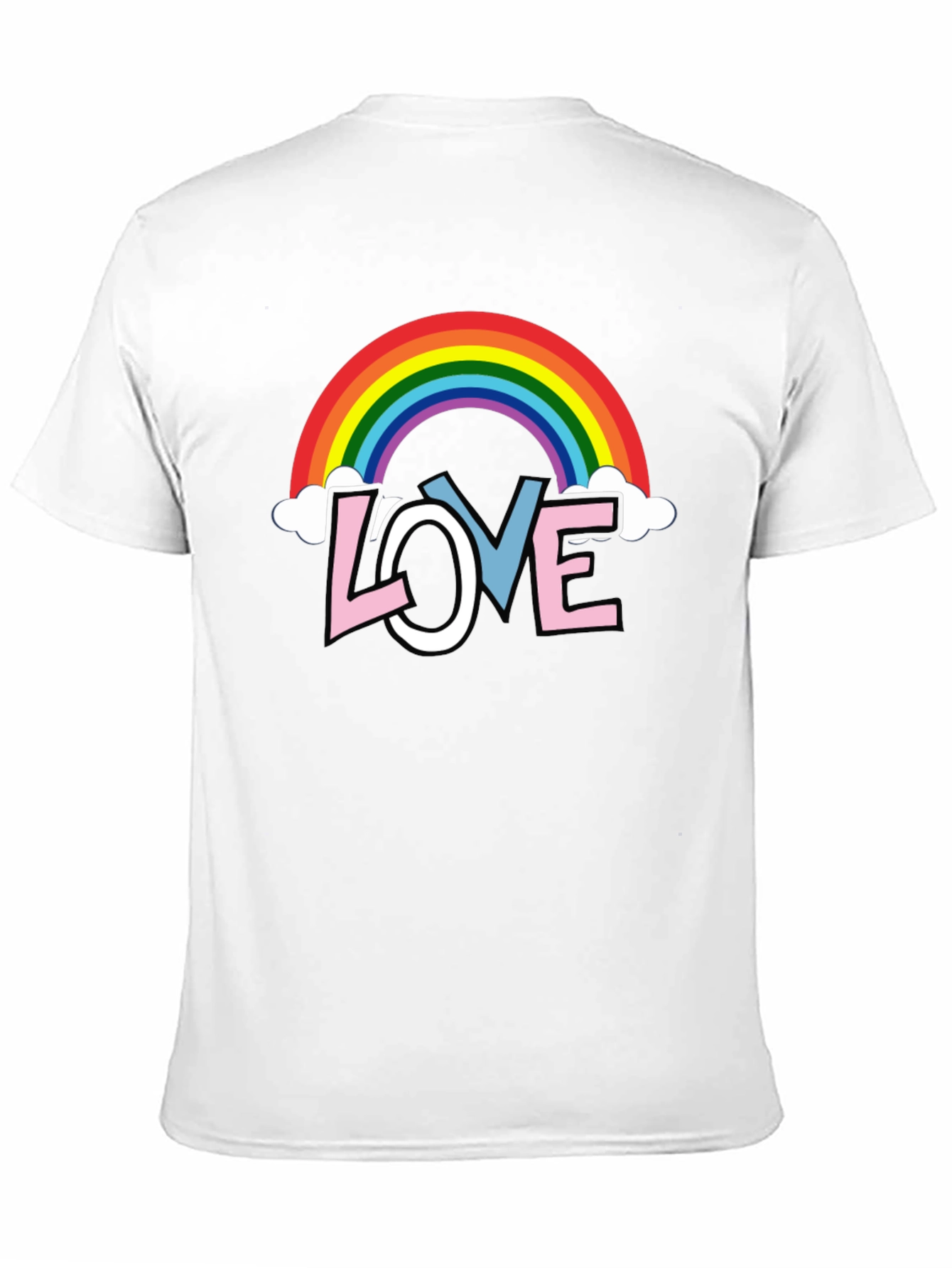 Rainbow LOVE Graphic Tee - Pride Month Shirt