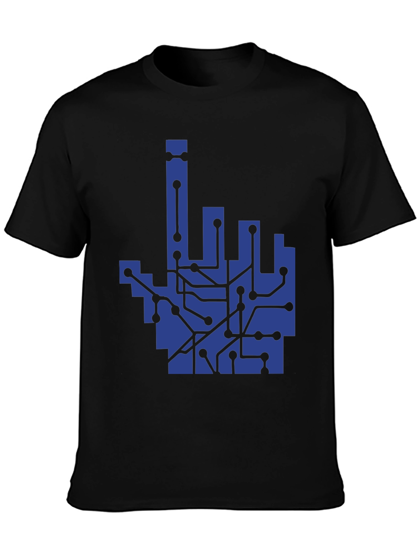 Circuit Hand Graphic Tee - Tech Style