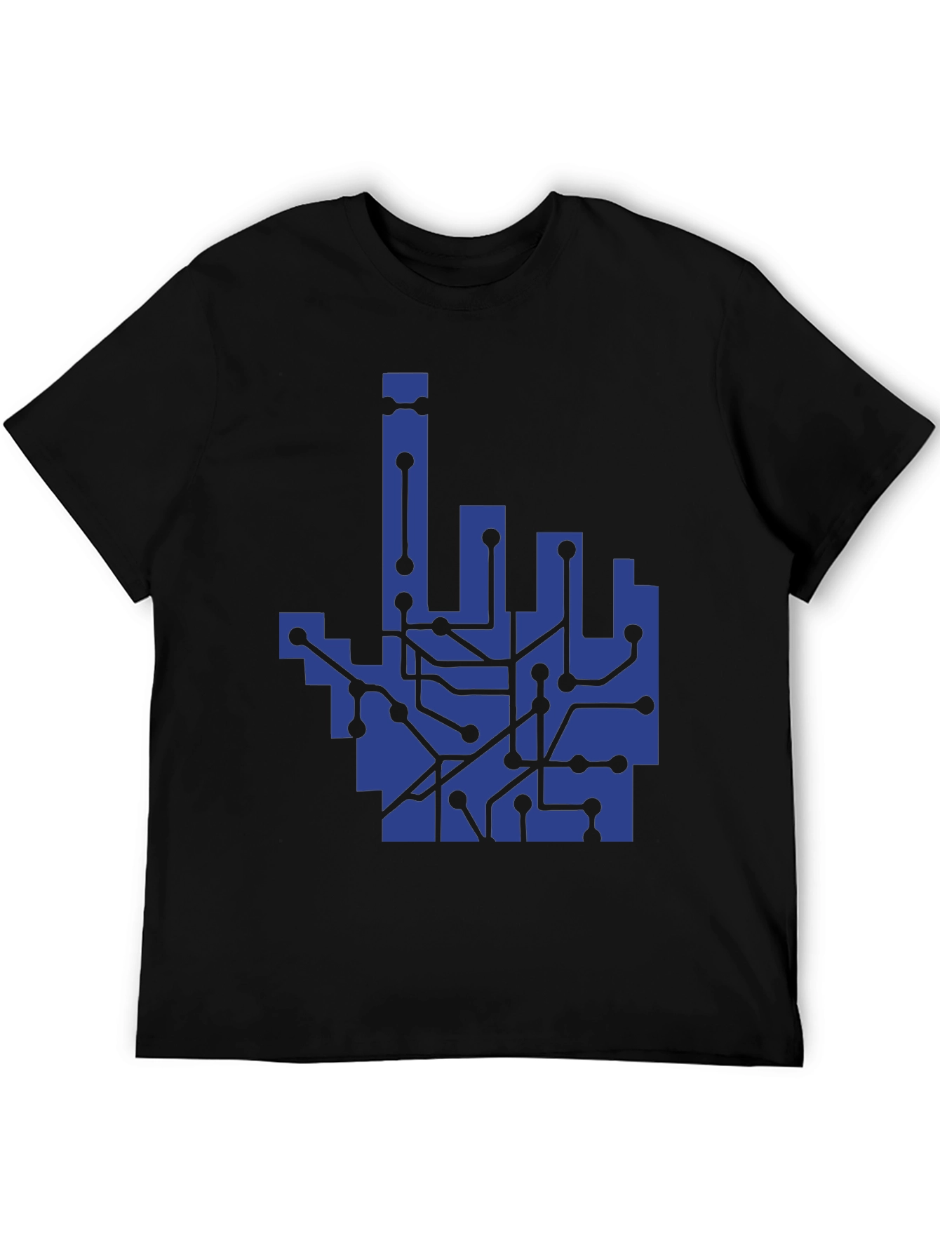 Circuit Hand Graphic Tee - Tech Style