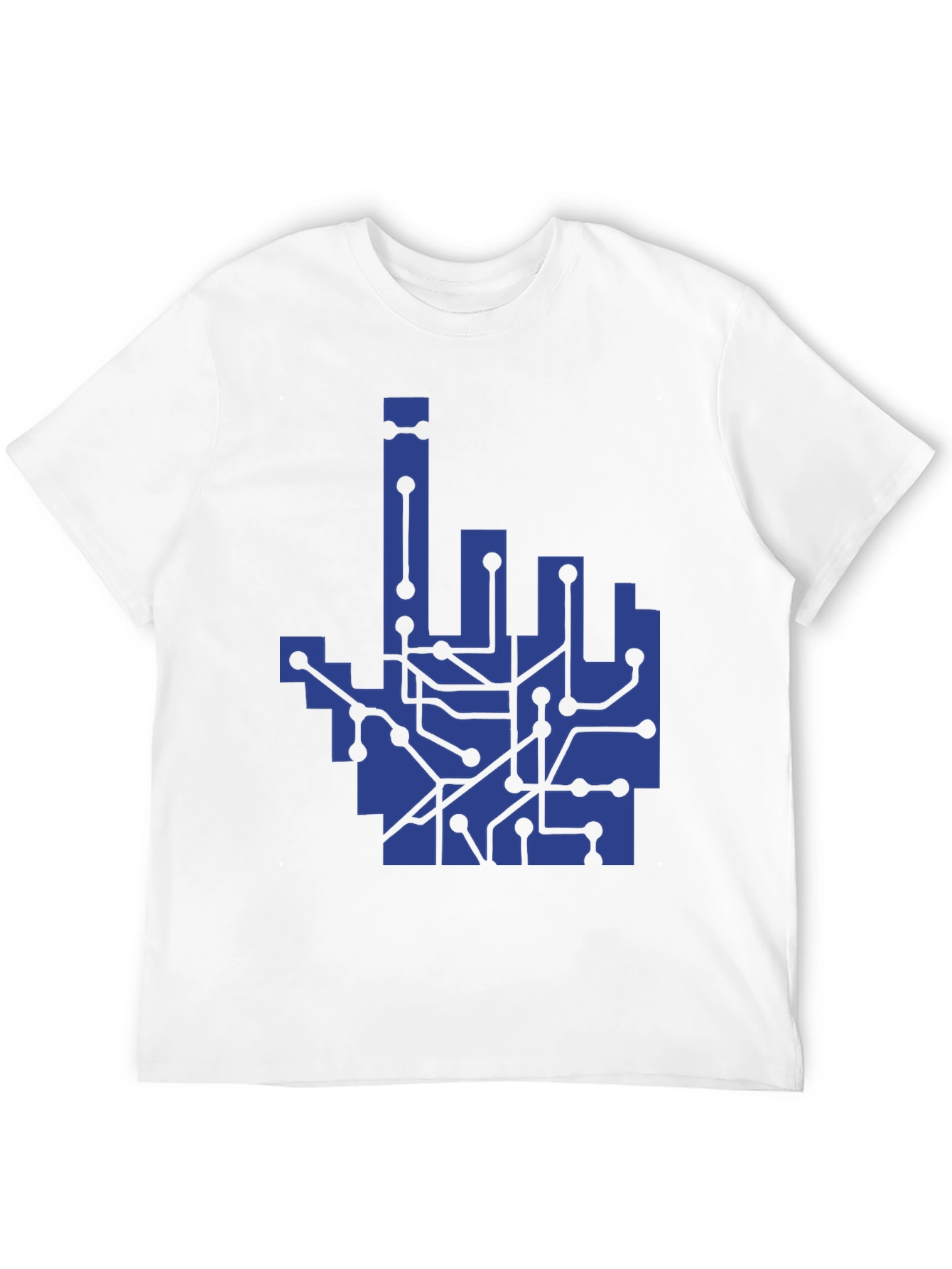 Circuit Hand Graphic Tee - Tech Style