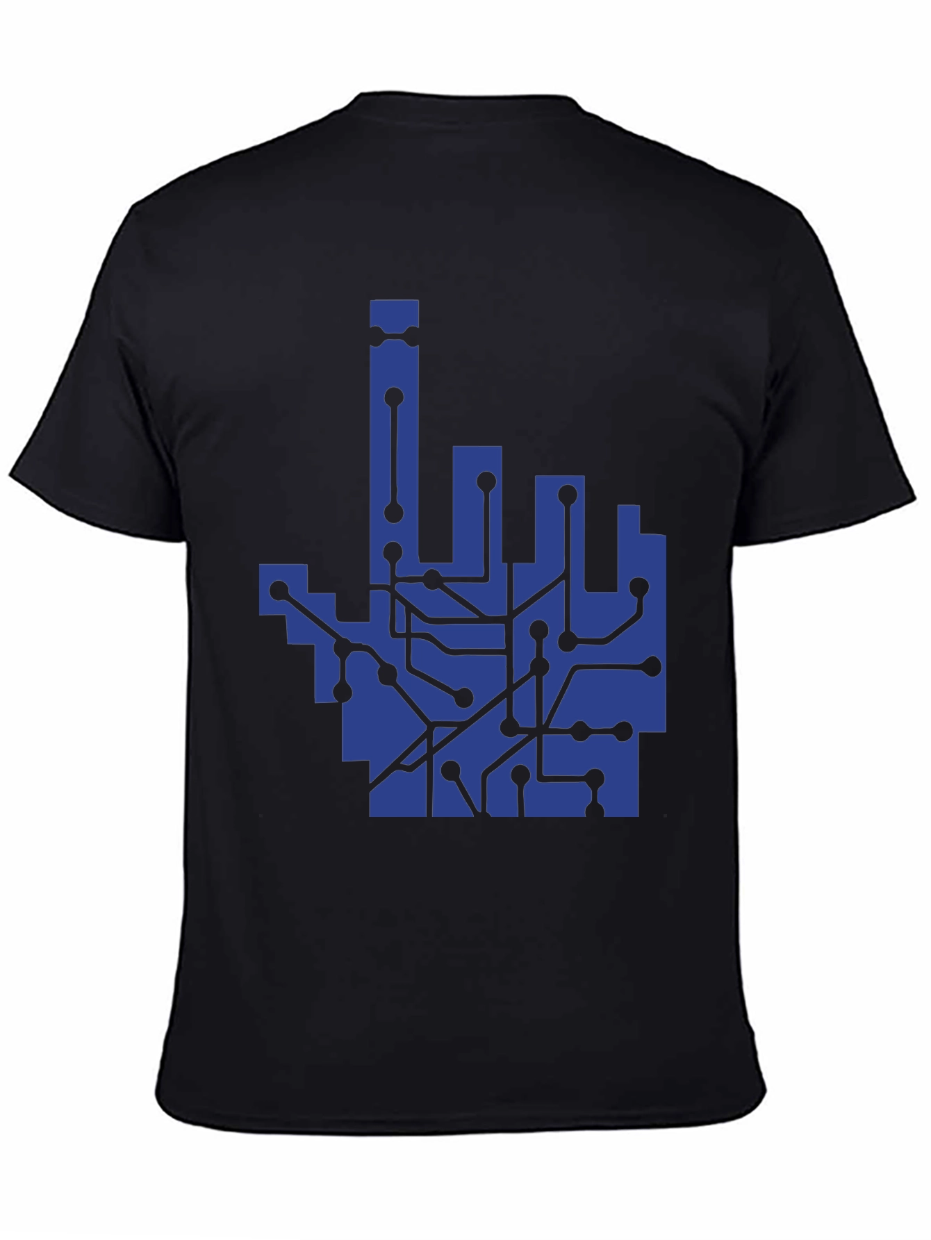Circuit Hand Graphic Tee - Tech Style