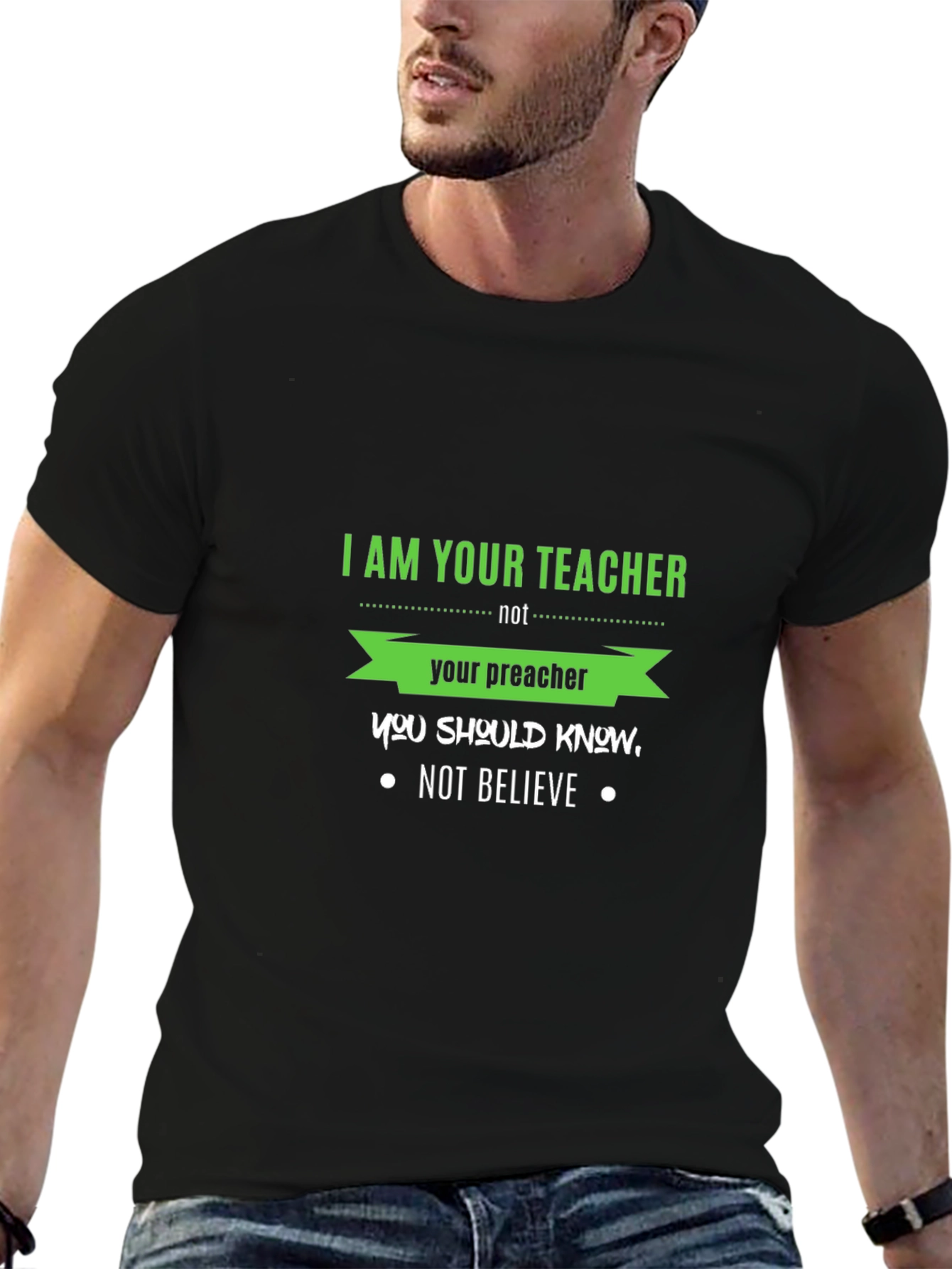 Teacher vs Preacher Graphic Tee
