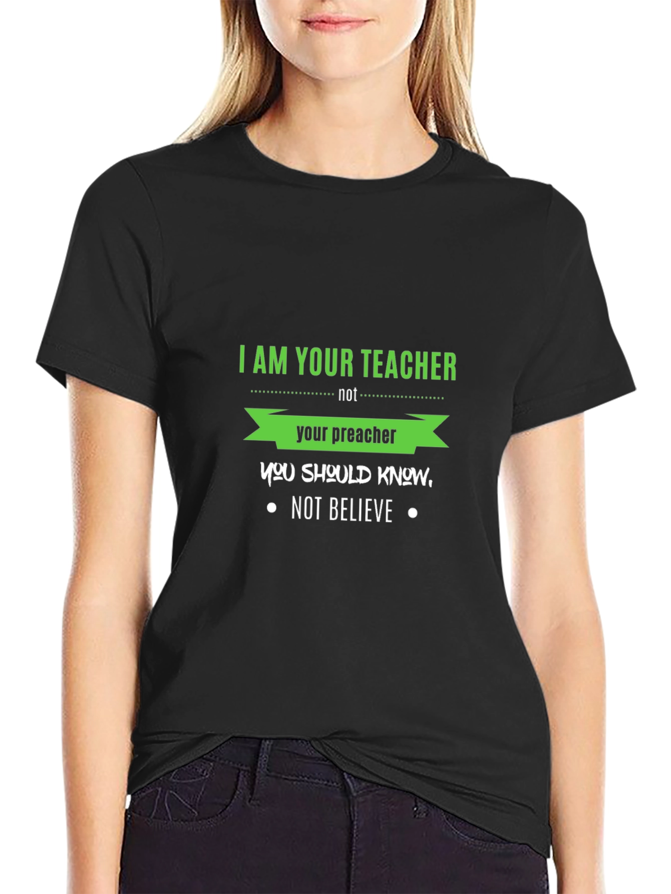 Teacher vs Preacher Graphic Tee