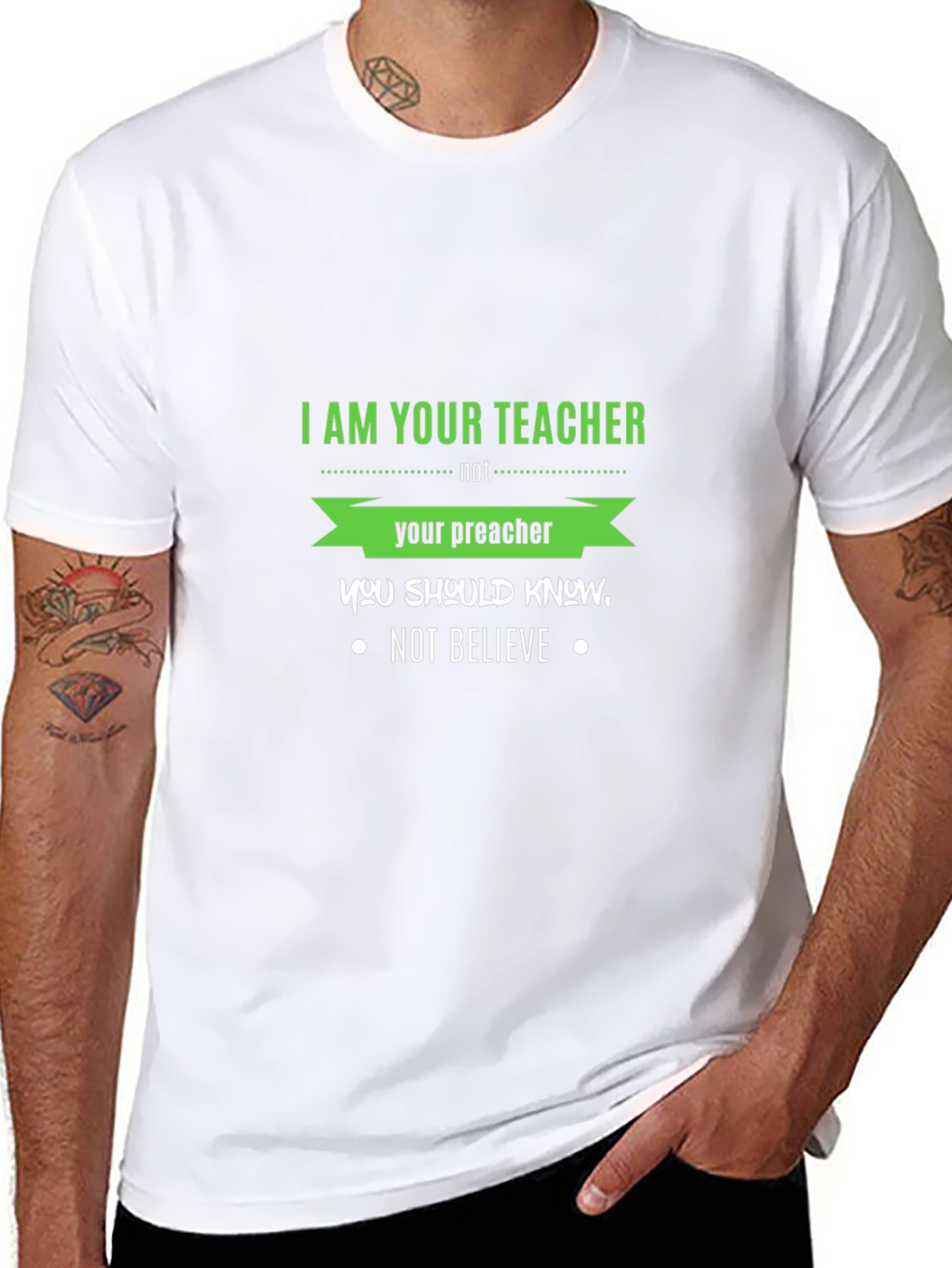 Teacher vs Preacher Graphic Tee